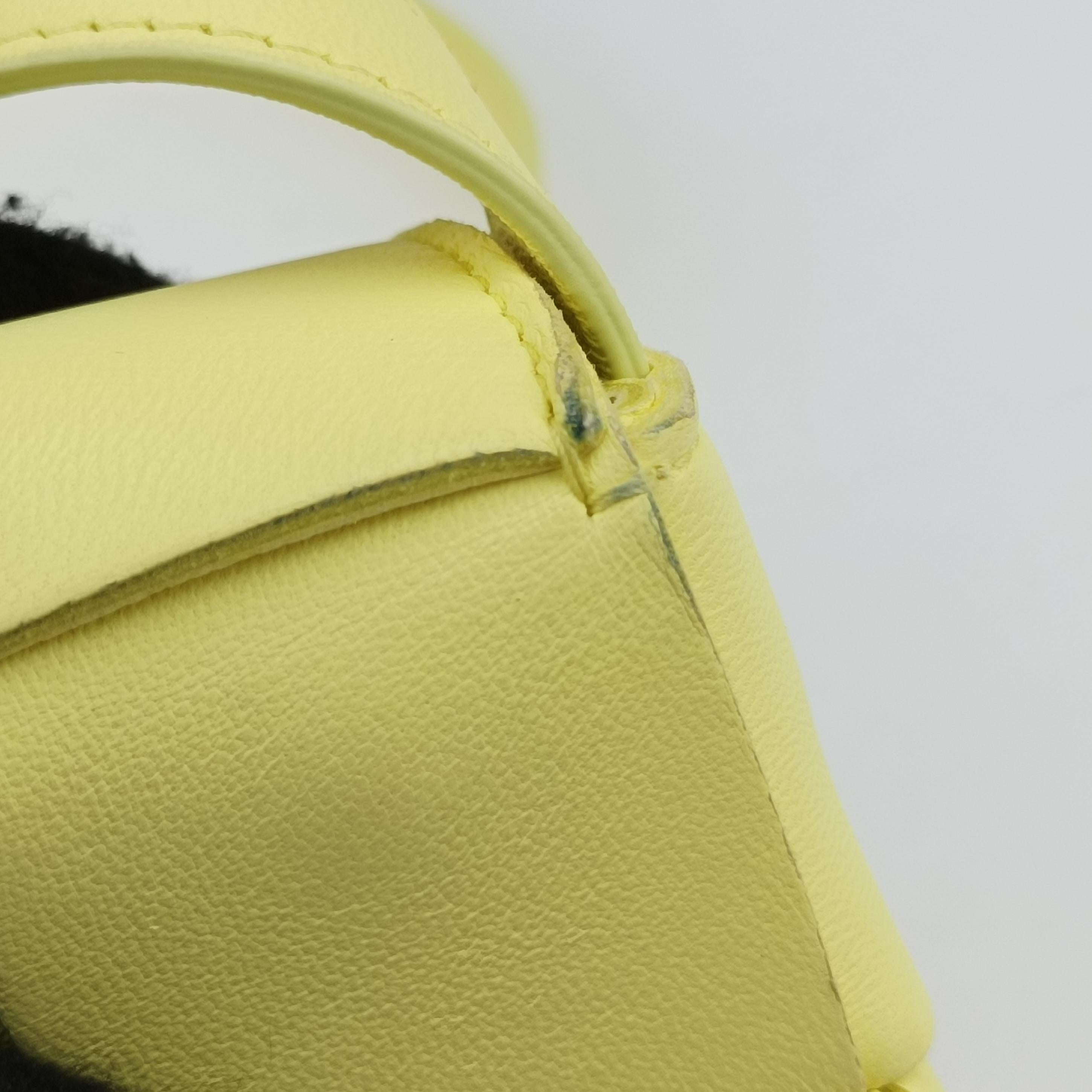 candy cassette Yellow lambskin IC Chipキャンディ カセット イエロー ラムスキン ICチップ