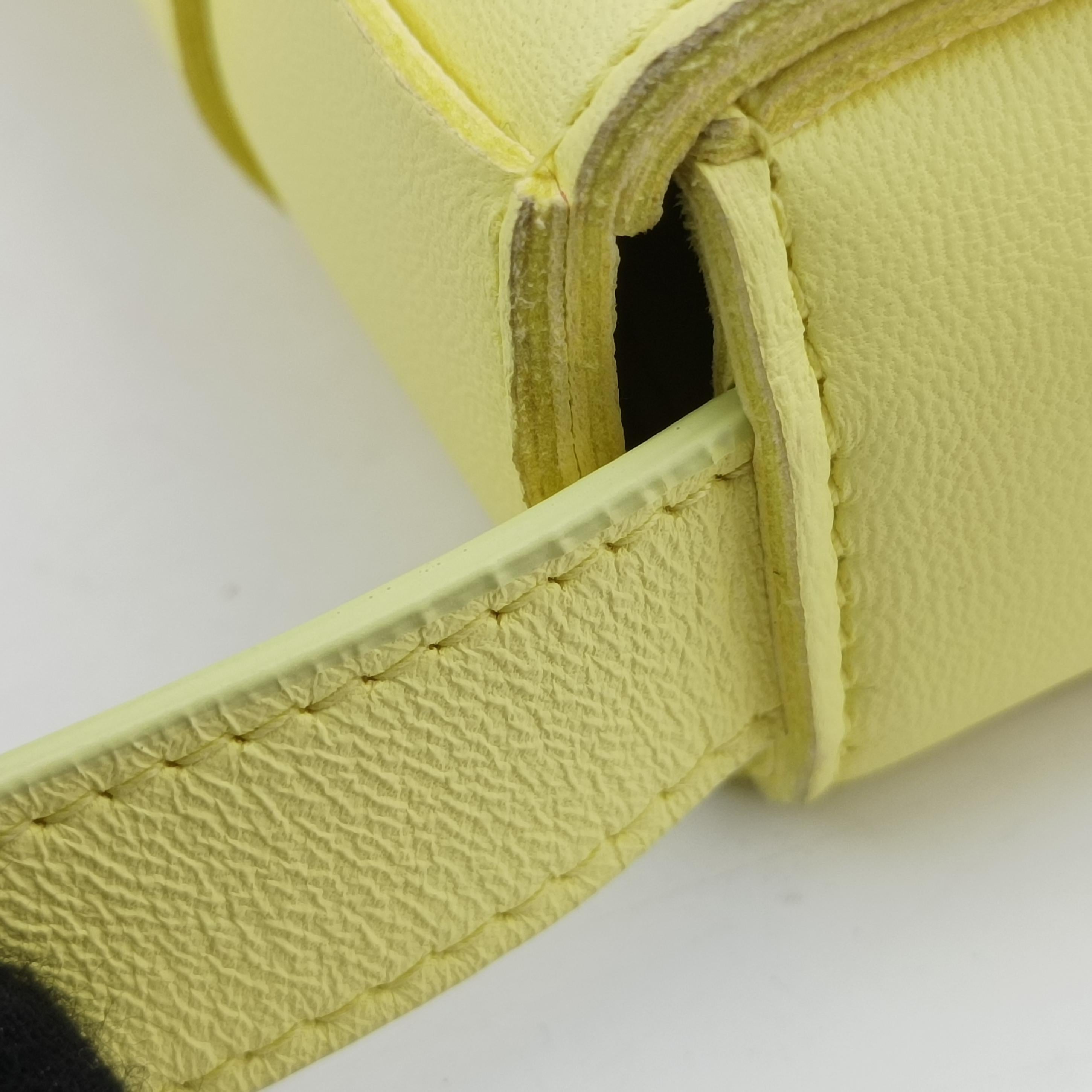 candy cassette Yellow lambskin IC Chipキャンディ カセット イエロー ラムスキン ICチップ