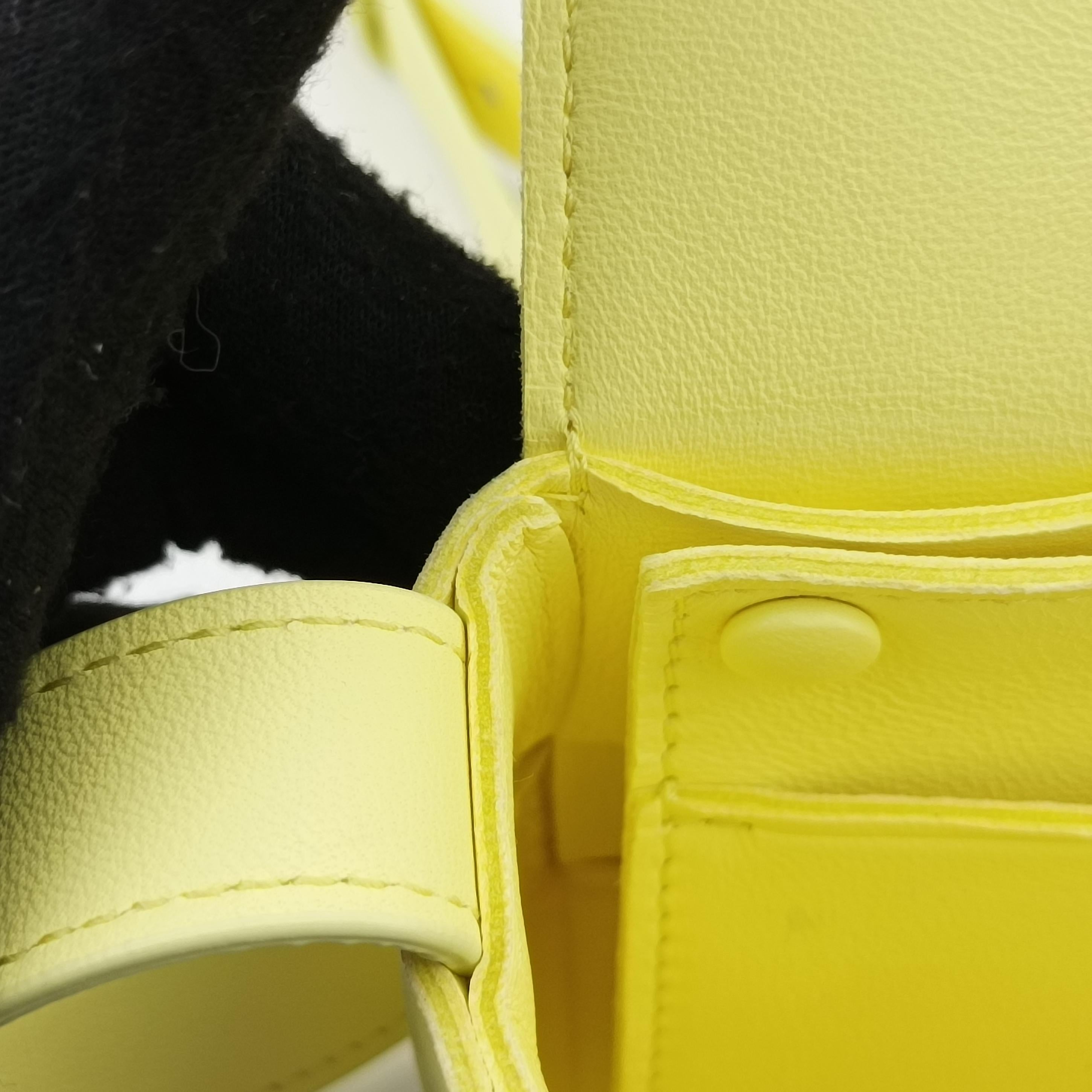 candy cassette Yellow lambskin IC Chipキャンディ カセット イエロー ラムスキン ICチップ