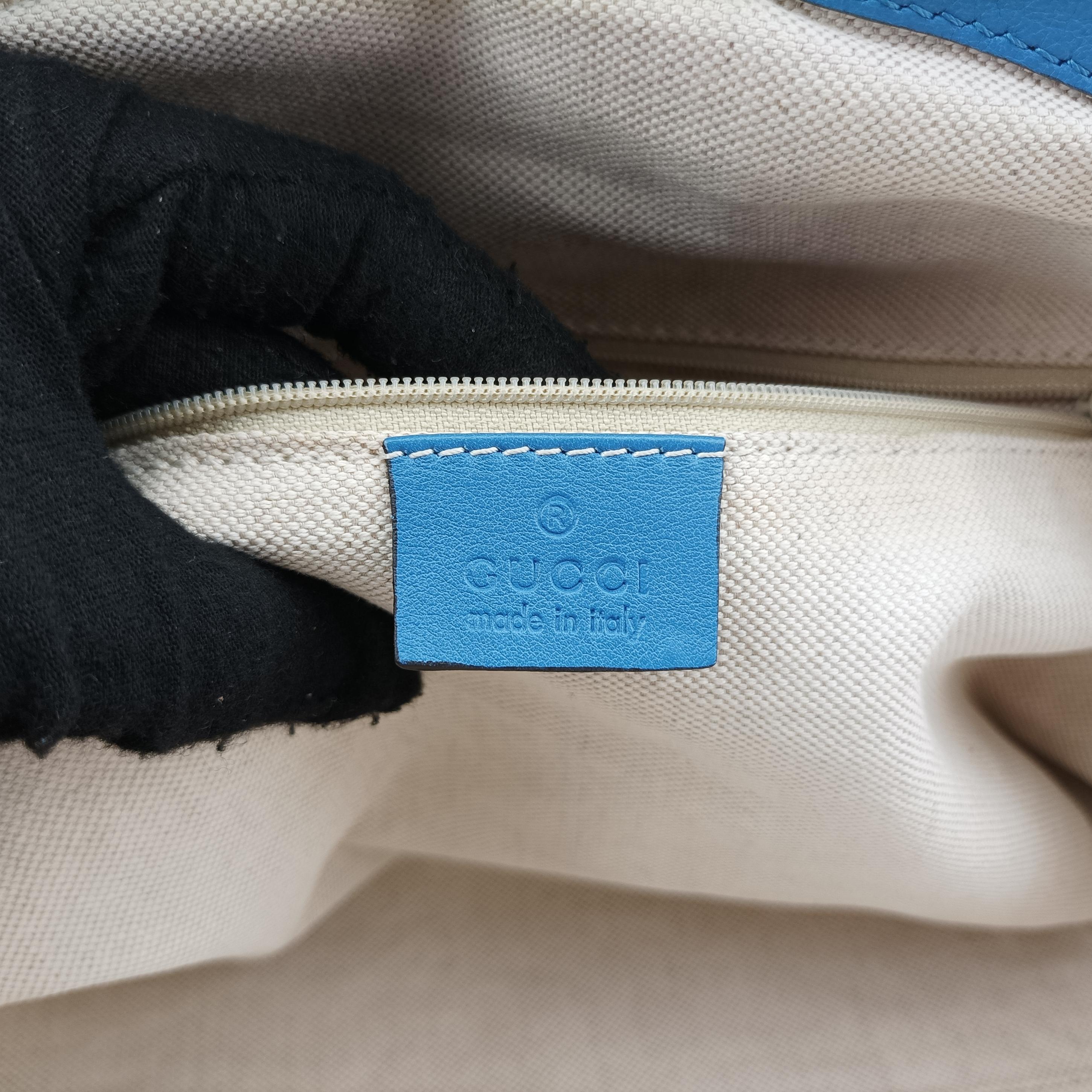 Sukey GUCCISSIMA Blue Leather 223974 F9064447スーキー ディアマンテ ブルー レザー 223974 F9064447