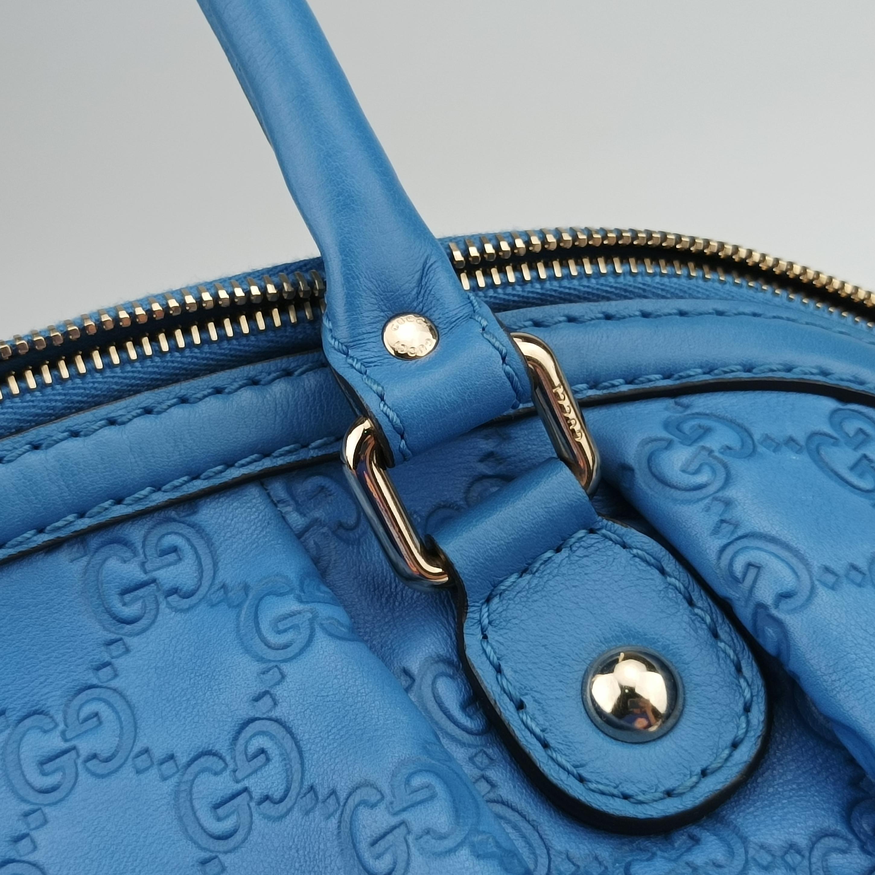 Sukey GUCCISSIMA Blue Leather 223974 F9064447スーキー ディアマンテ ブルー レザー 223974 F9064447