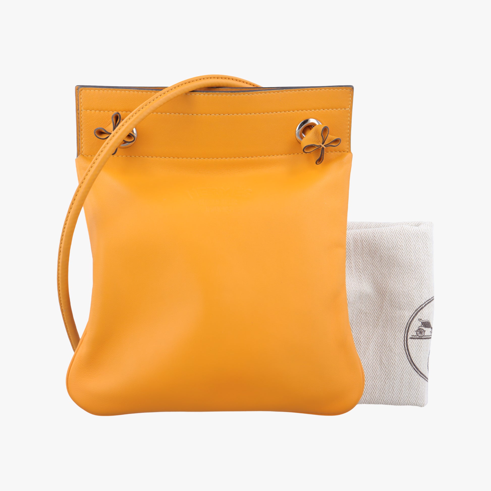 Sac Aline mini Yellow lambskin C AM 012 UHサック アリーヌ ミニ イエロー ラムスキン C AM 012 UH