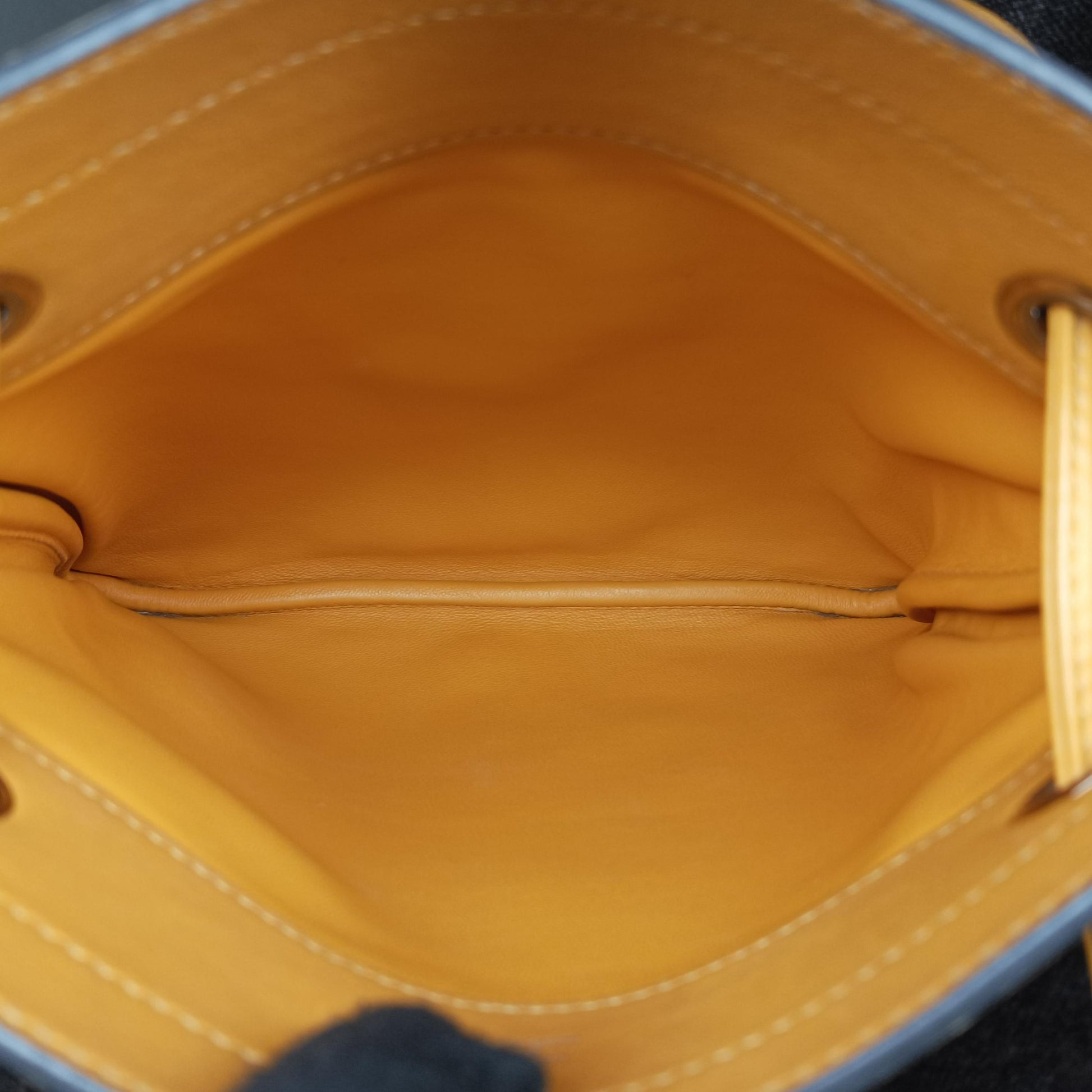 Sac Aline mini Yellow lambskin C AM 012 UHサック アリーヌ ミニ イエロー ラムスキン C AM 012 UH