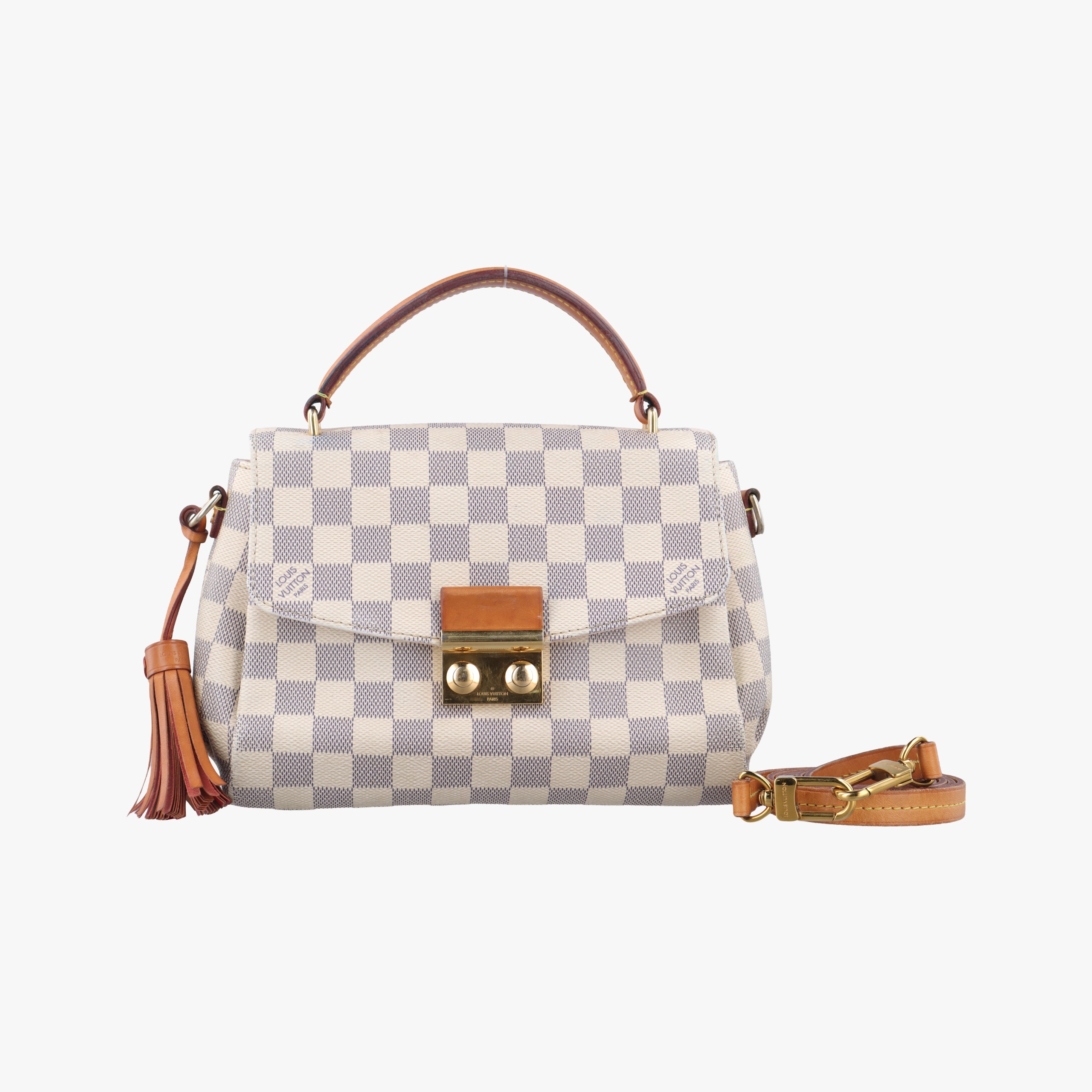 CROISETTE AZUR Damier Canvas N41581 TR2107 IC Chipクロワゼット アズール ダミエキャンバス N41581 TR2107 ICチップ