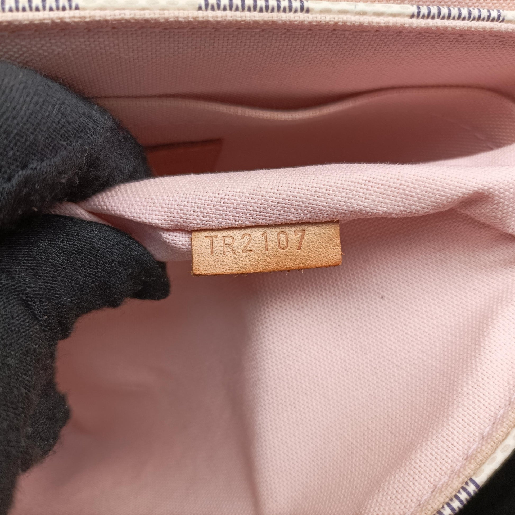 CROISETTE AZUR Damier Canvas N41581 TR2107 IC Chipクロワゼット アズール ダミエキャンバス N41581 TR2107 ICチップ