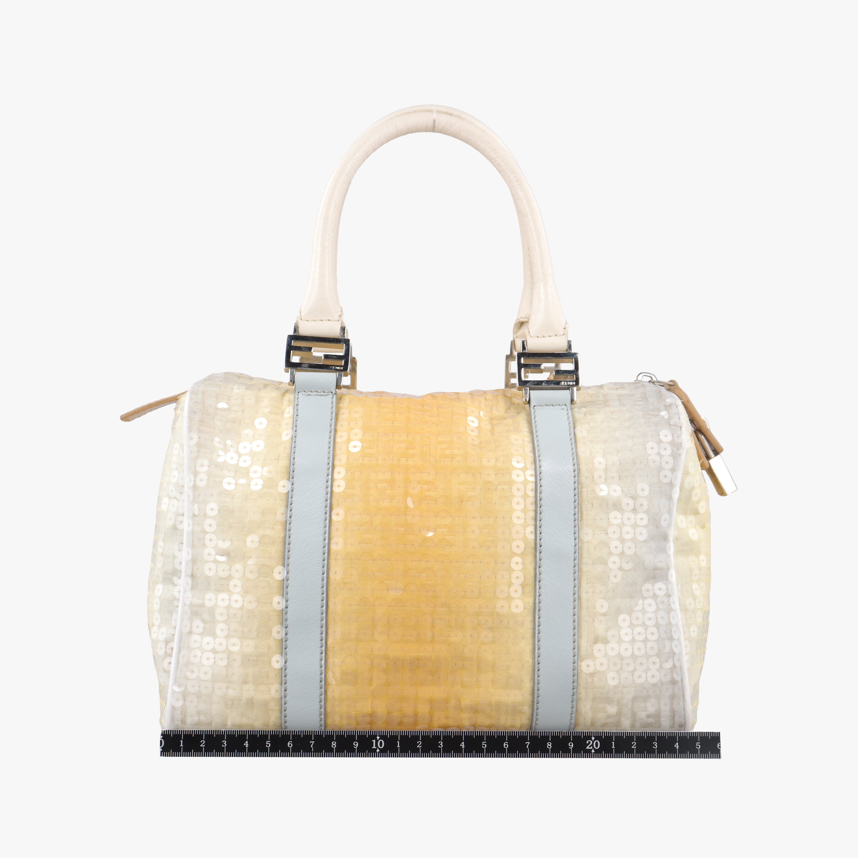 Zucchino Glitter Logo Yellow×Multicolour sequins 8BL068 2305/8BL068/AN9/098スパンコールイエローグラデーション イエロー×マルチカラー スパンコール 8BL068 2305/8BL068/AN9/098