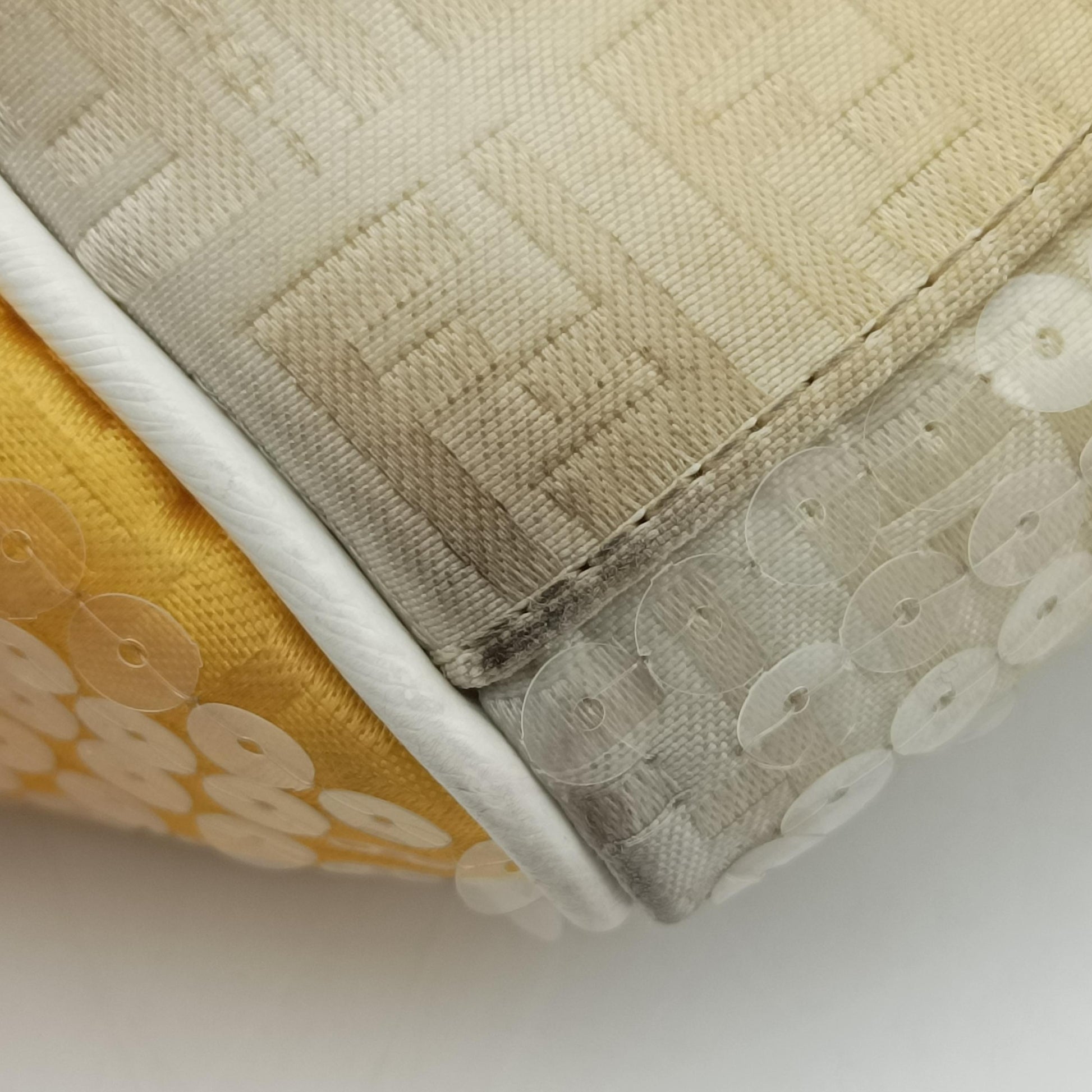 Zucchino Glitter Logo Yellow×Multicolour sequins 8BL068 2305/8BL068/AN9/098スパンコールイエローグラデーション イエロー×マルチカラー スパンコール 8BL068 2305/8BL068/AN9/098