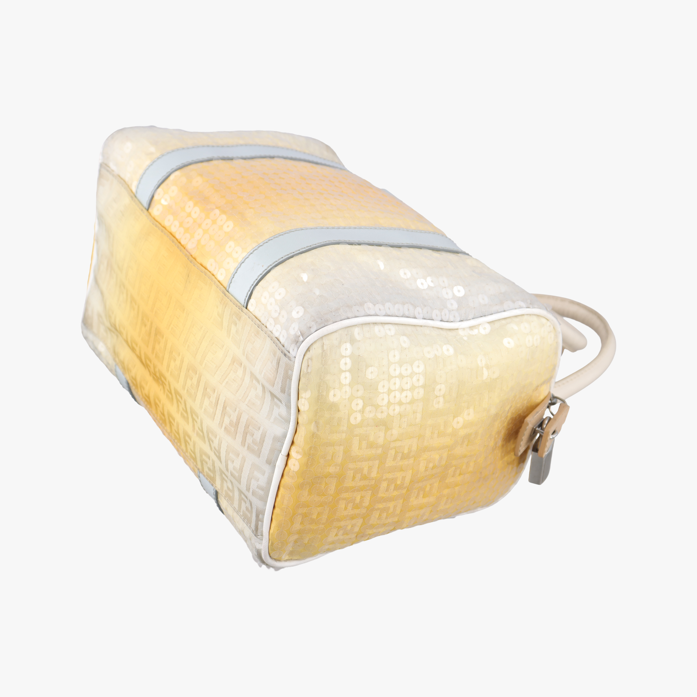 フェンディFendiスパンコールイエローグラデーション イエロー×マルチカラー スパンコール 8BL068 2305/8BL068/AN9/098