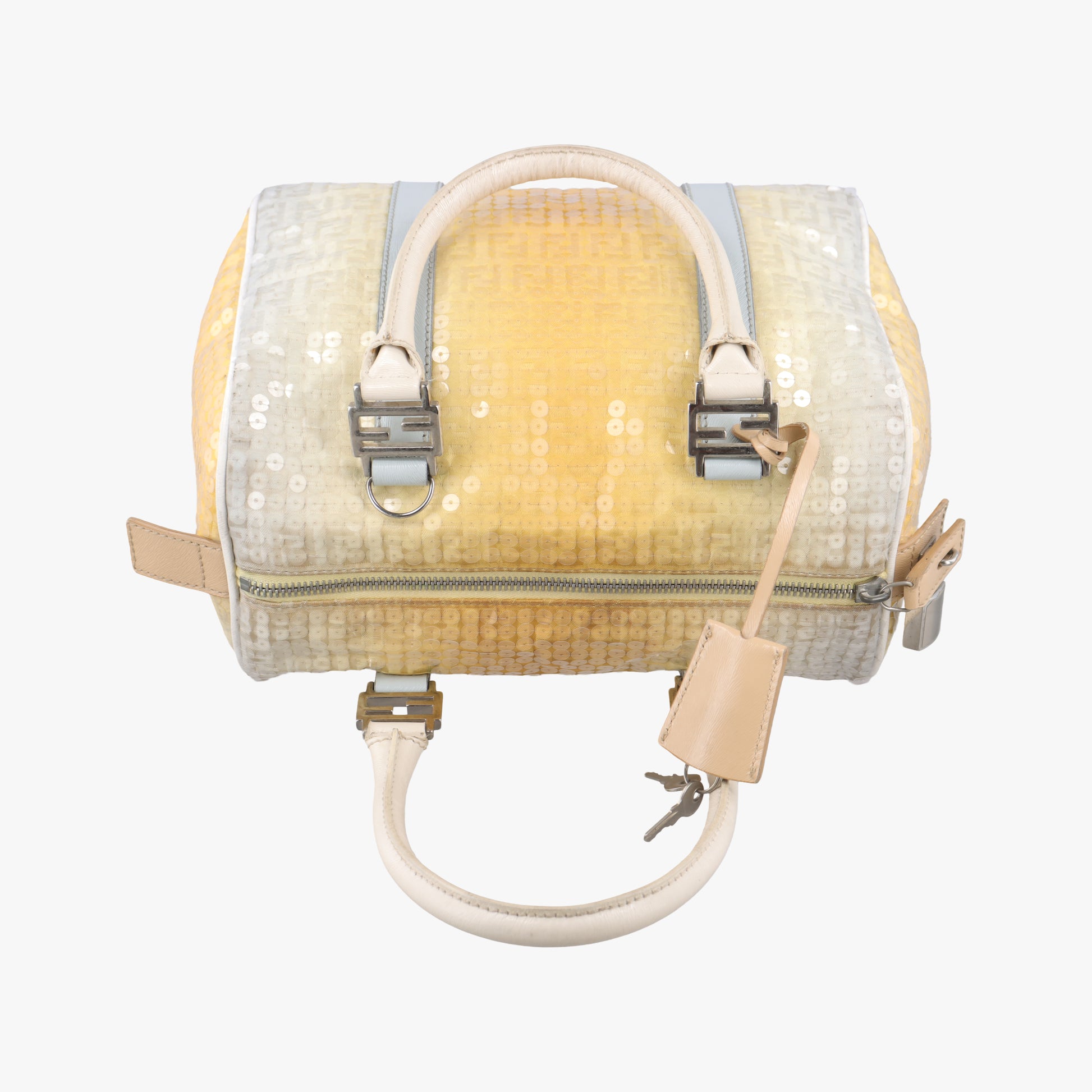 Zucchino Glitter Logo Yellow×Multicolour sequins 8BL068 2305/8BL068/AN9/098スパンコールイエローグラデーション イエロー×マルチカラー スパンコール 8BL068 2305/8BL068/AN9/098