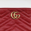 GG Marmont Red Leather 448065 E028200633GGマーモント レッド レザー 448065 E028200633