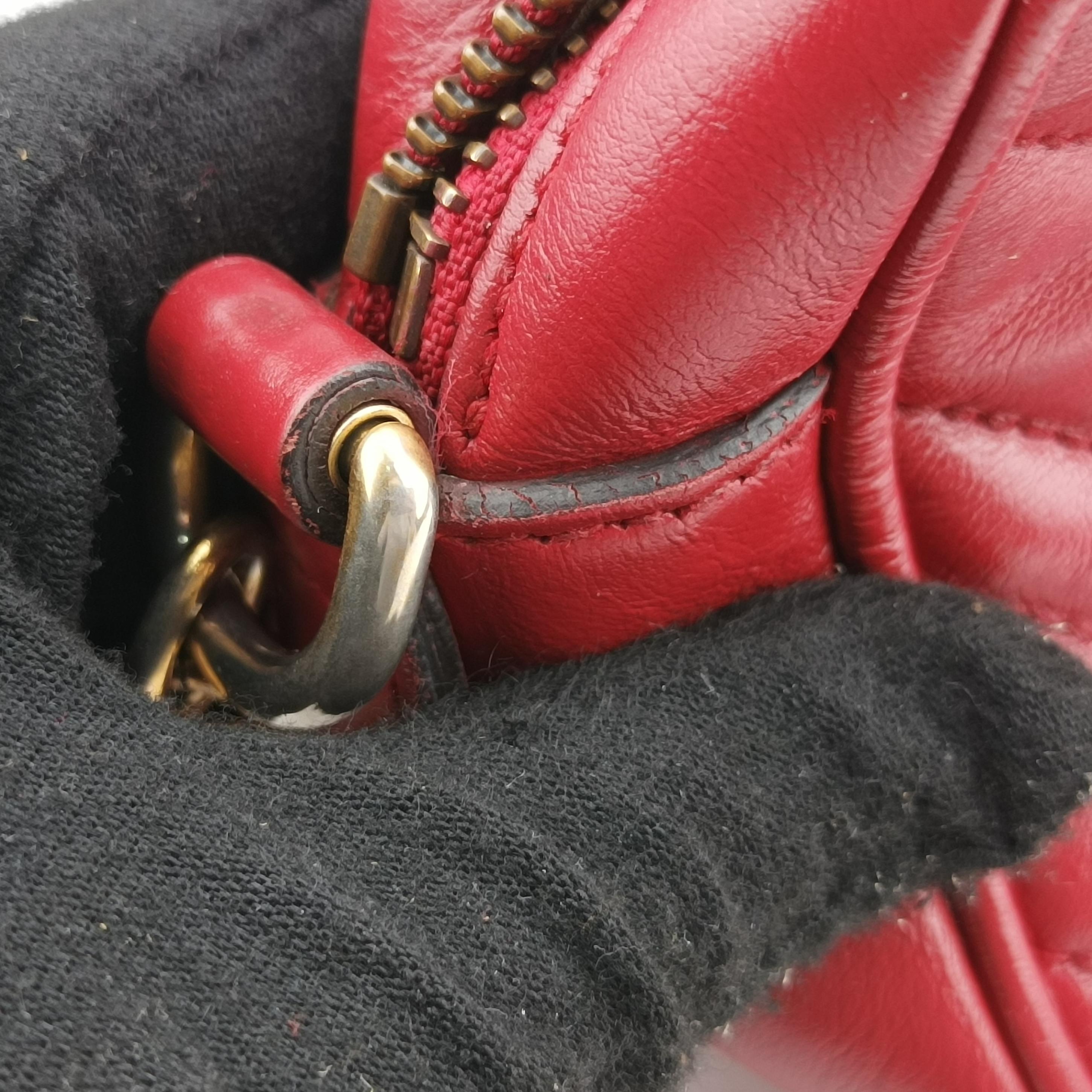 GG Marmont Red Leather 448065 E028200633GGマーモント レッド レザー 448065 E028200633