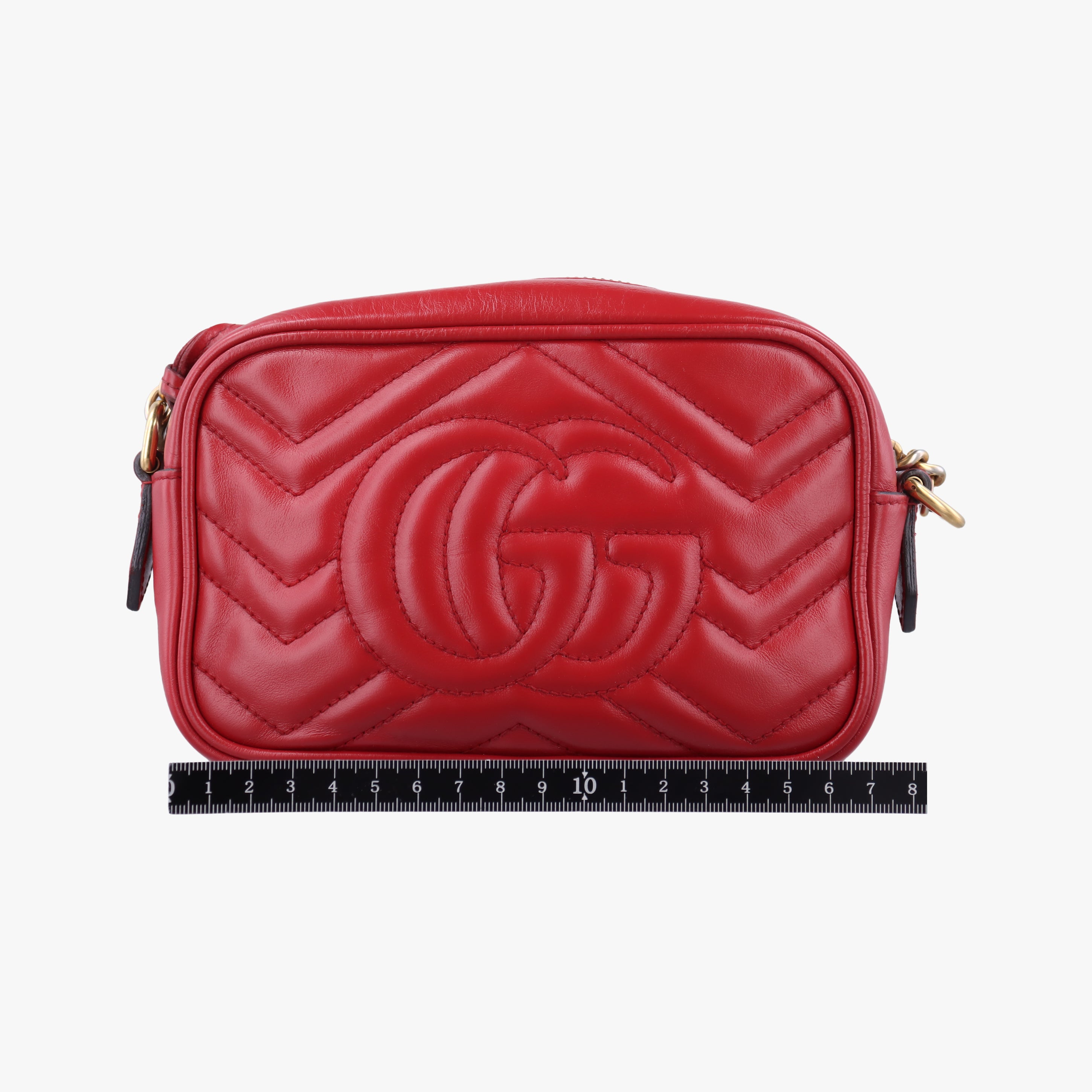 GG Marmont Red Leather 448065 E028200633GGマーモント レッド レザー 448065 E028200633
