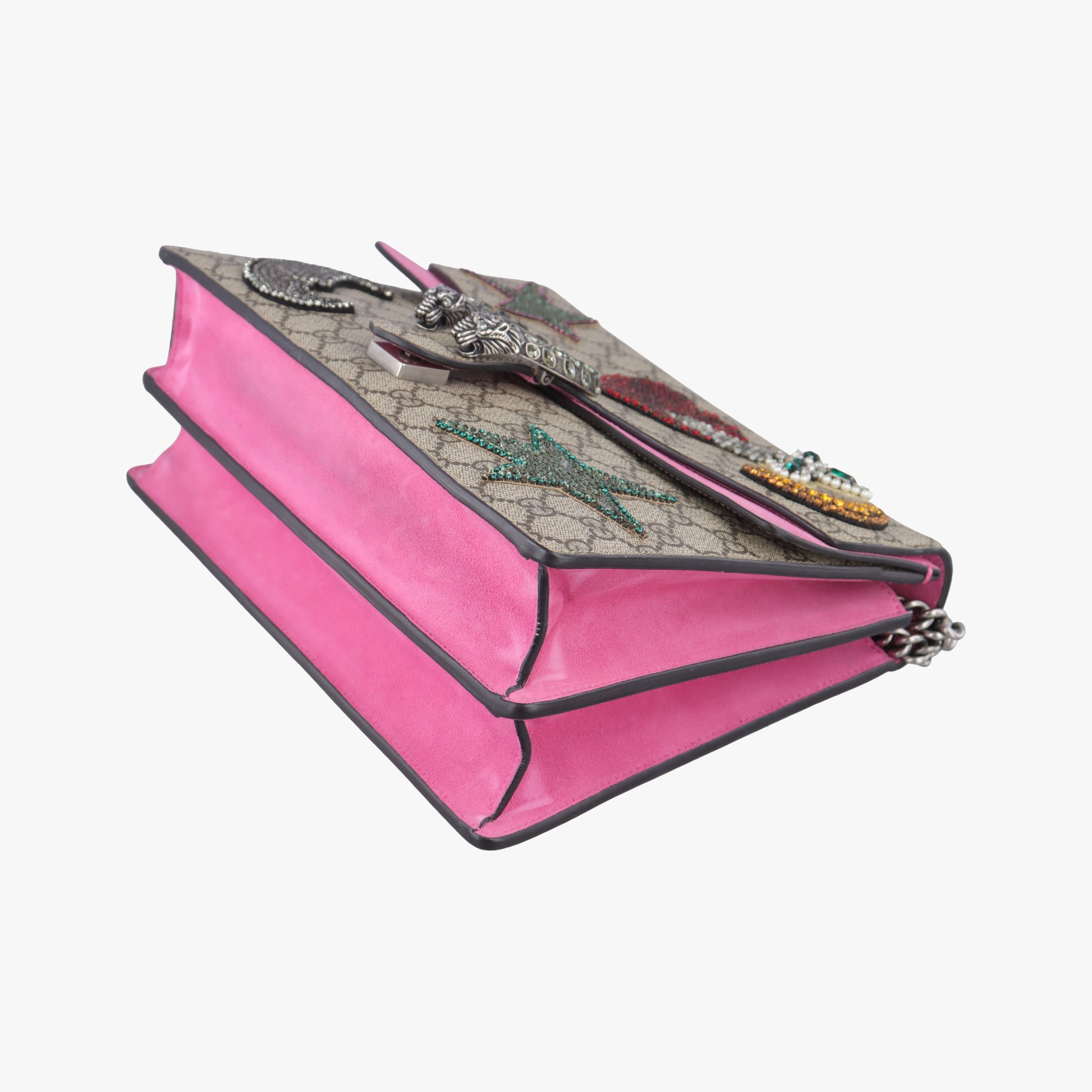 Dionysus Beige x Pink x Multicolor PVC coated canvas 403348 A020235577ディオニュソス ベージュ×ピンク×マルチカラー PVCコーティングキャンバス 403348 A020235577