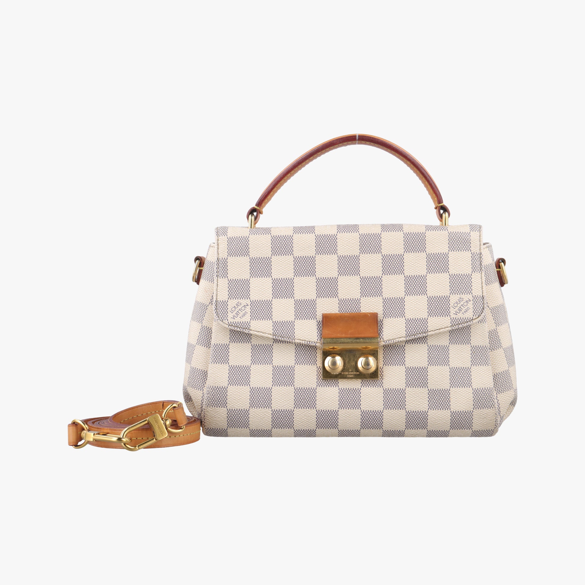 CROISETTE Azur Damier Canvas N41581 FL1118 IC Chipクロワゼット アズール ダミエキャンバス N41581 FL1118 ICチップ
