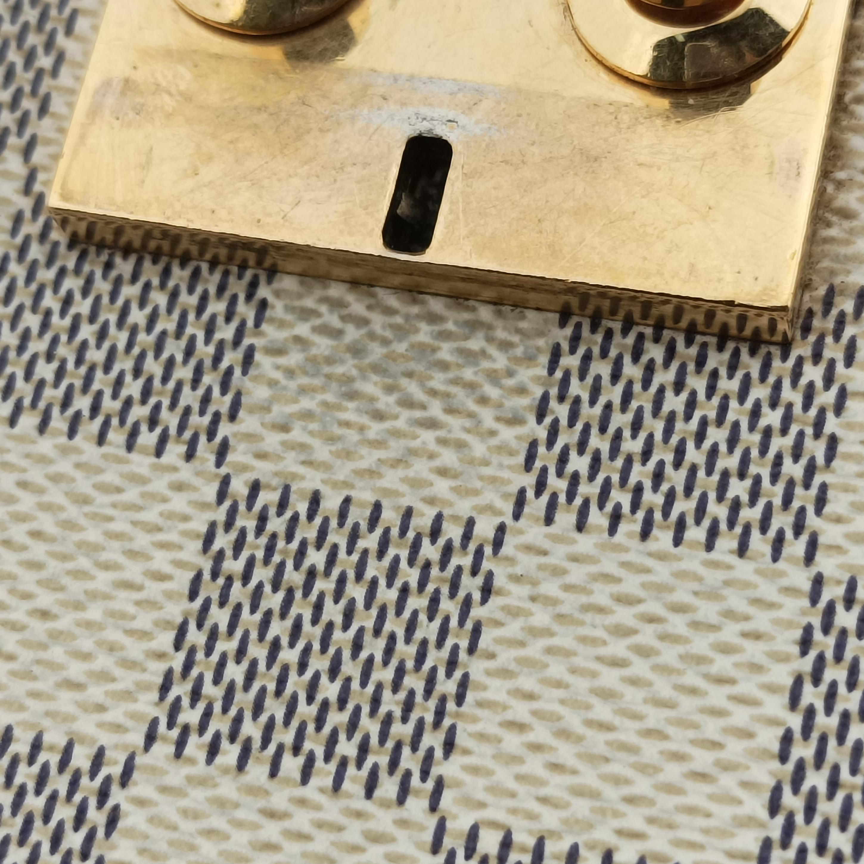 CROISETTE Azur Damier Canvas N41581 FL1118 IC Chipクロワゼット アズール ダミエキャンバス N41581 FL1118 ICチップ