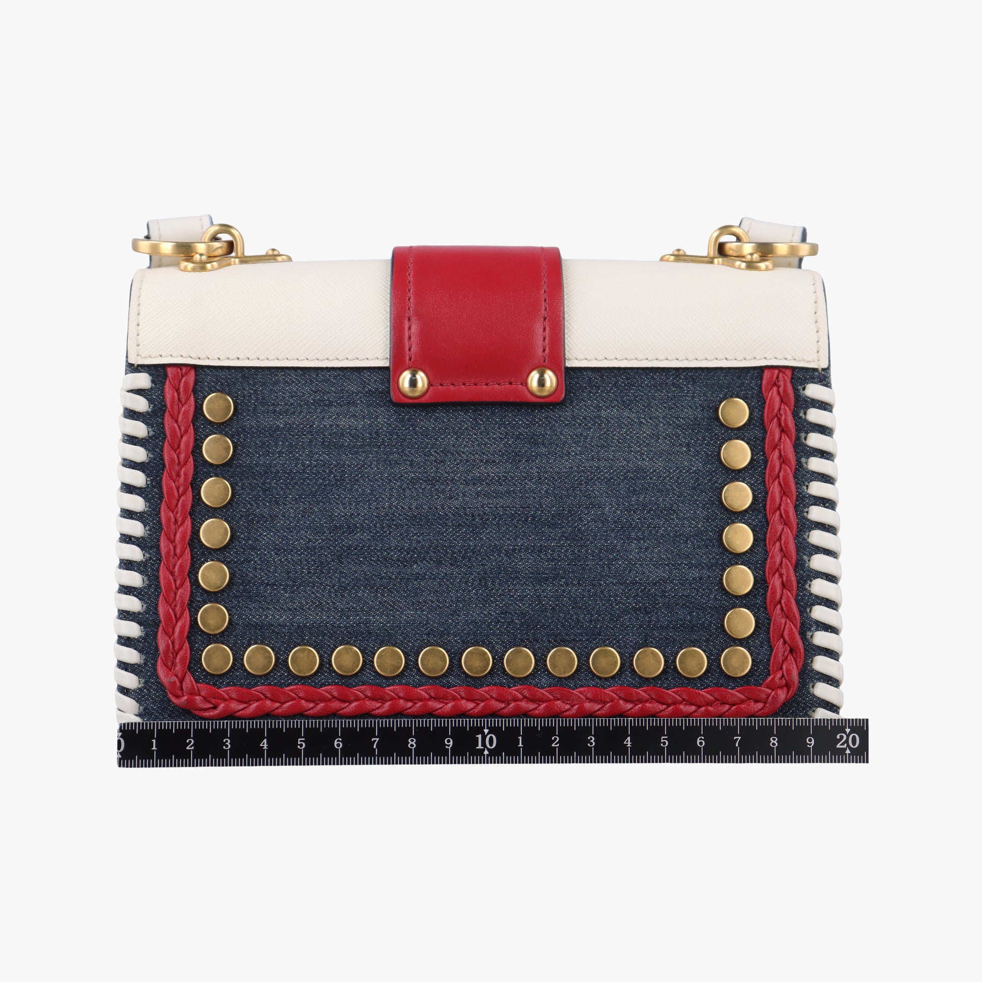 Cahier tassen Leder Multicolour Leather×Denim 1BD045 25 2カイエ タッセン レダー マルチカラー レザー×デニム 1BD045 25 2