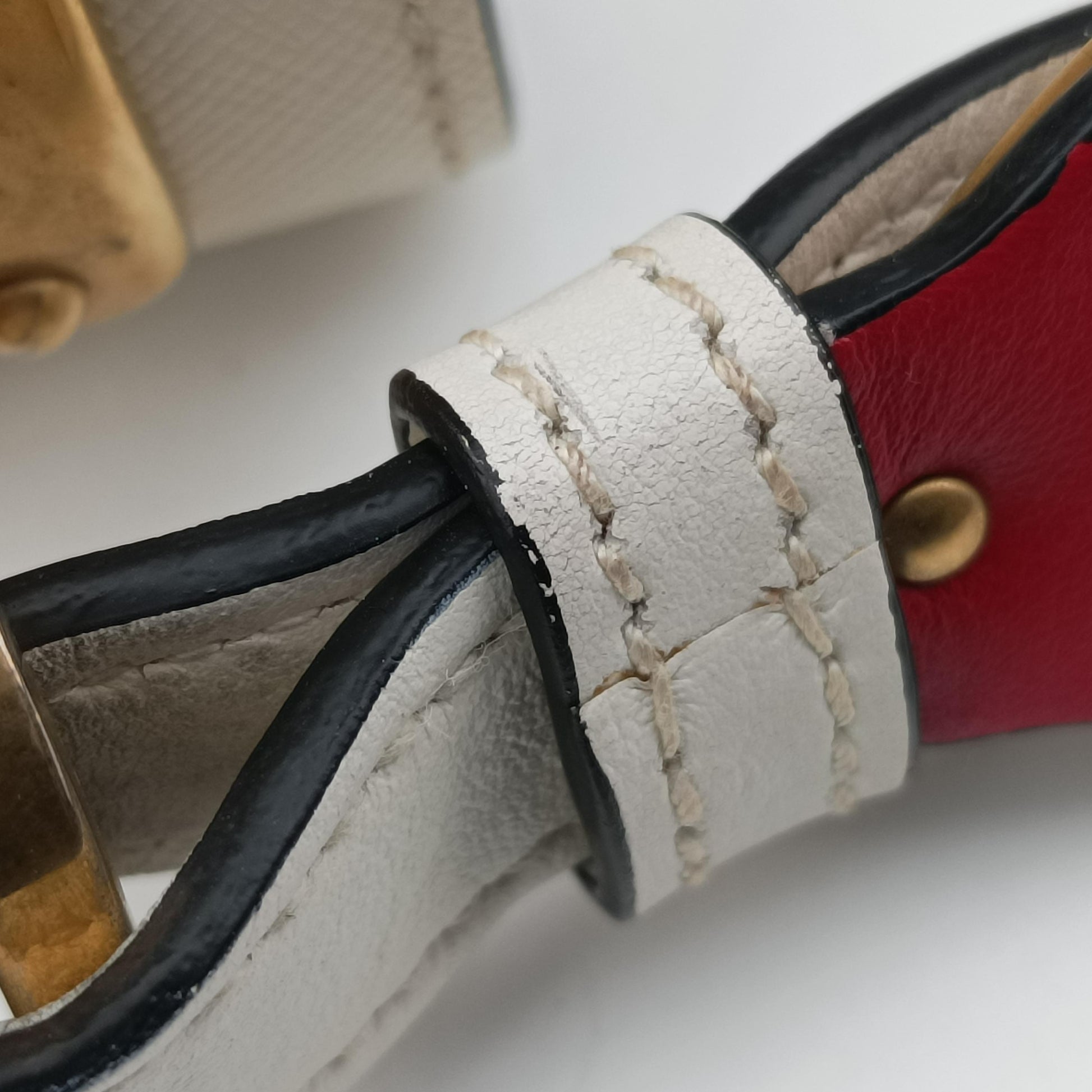 Cahier tassen Leder Multicolour Leather×Denim 1BD045 25 2カイエ タッセン レダー マルチカラー レザー×デニム 1BD045 25 2