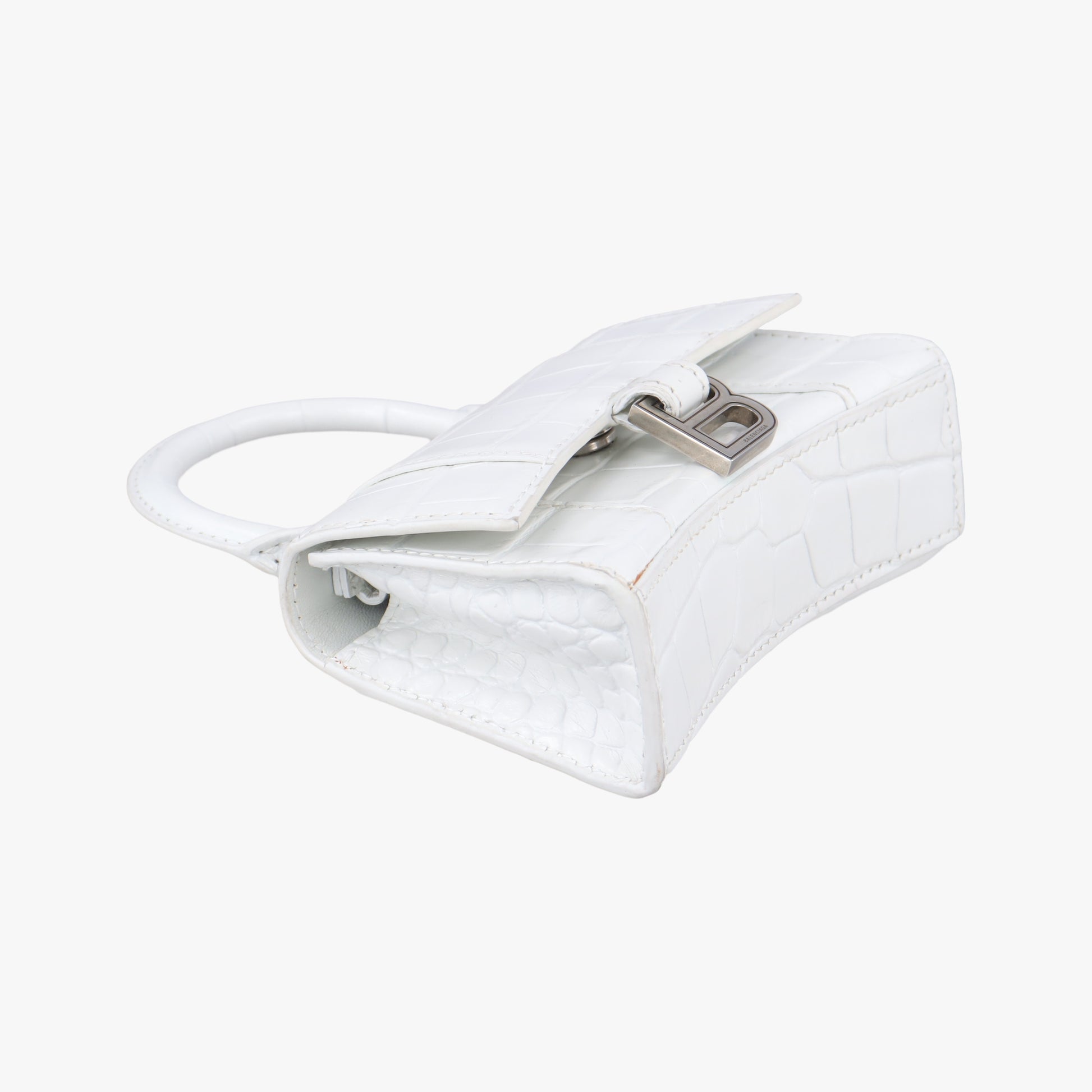 Hourglass Mini White leather 637372.9016.T.584046アワーグラス ミニ ホワイト レザー 637372.9016.T.584046