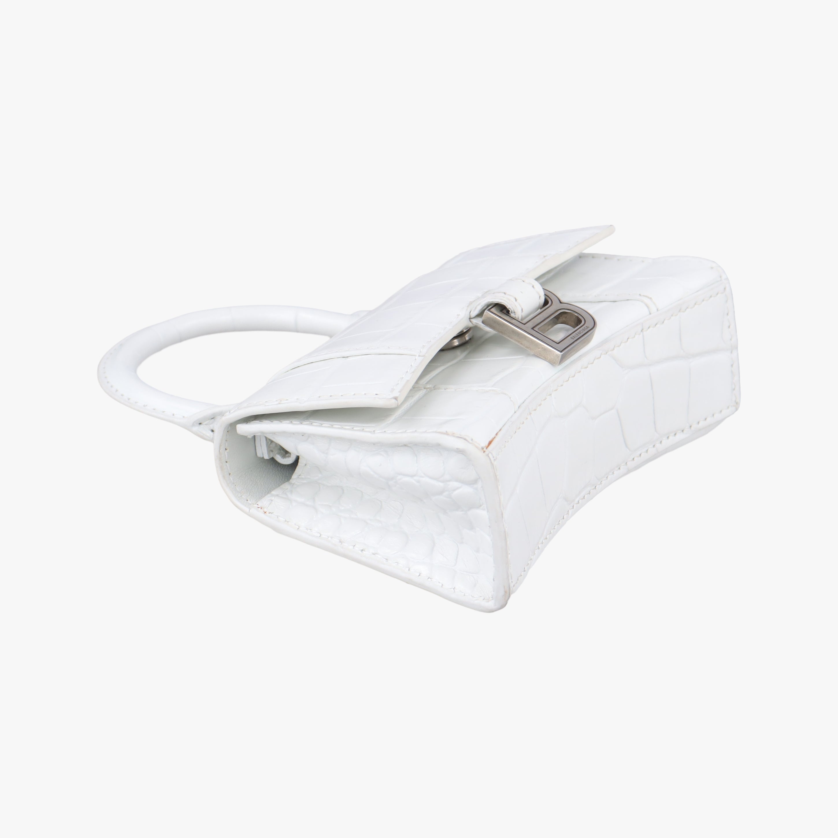Hourglass Mini White leather 637372.9016.T.584046アワーグラス ミニ ホワイト レザー 637372.9016.T.584046