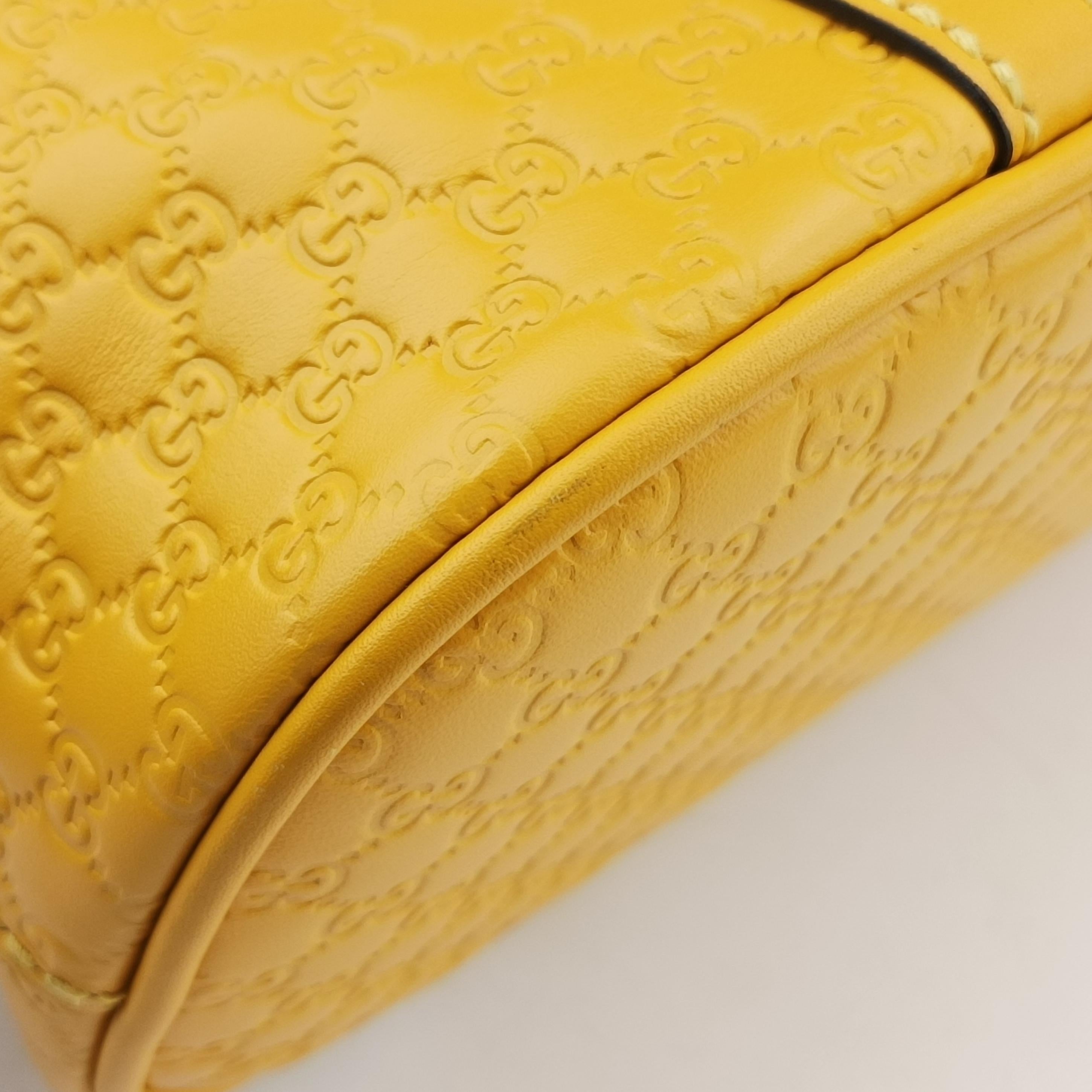 Microguccissima Yellow Leather 449654 D033331586マイクログッチシマ イエロー レザー 449654 D033331586