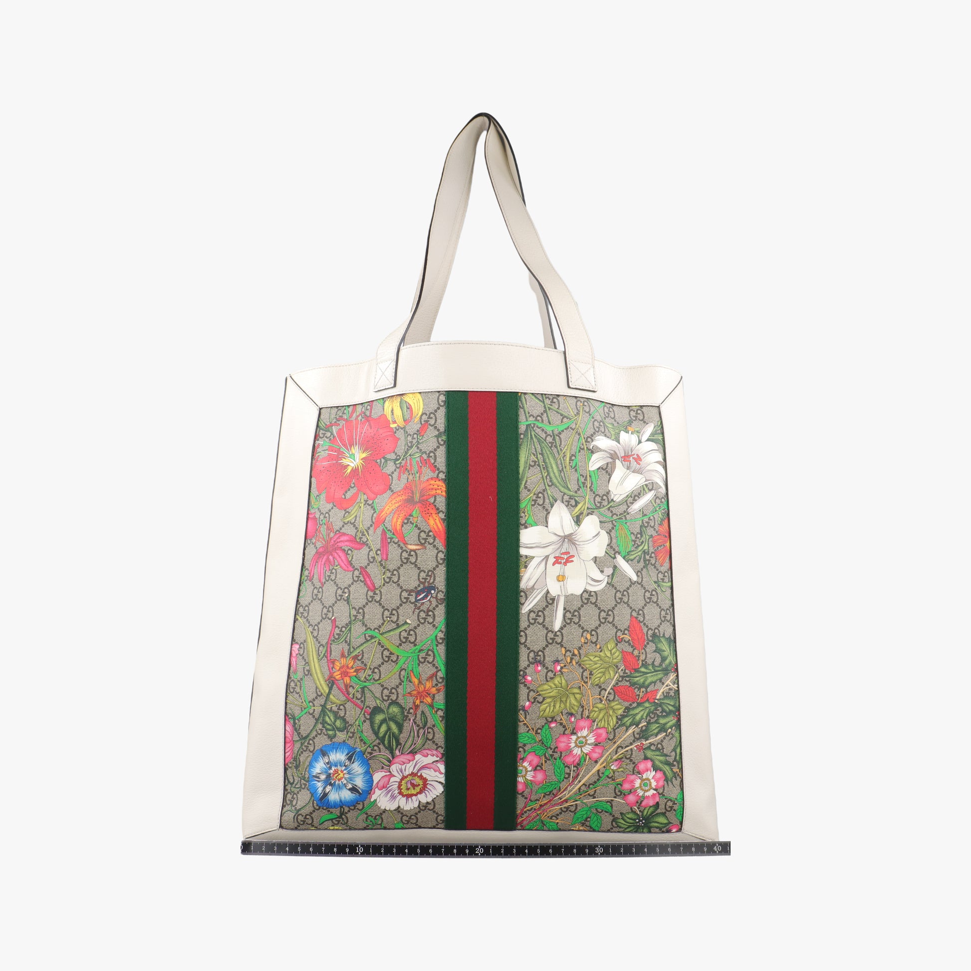 Ophidia flora Beige x Multicolour PVC coated canvas 519335 B030952323オフィディアフローラ ベージュ x マルチカラー PVCコーティングキャンバス 519335 B030952323