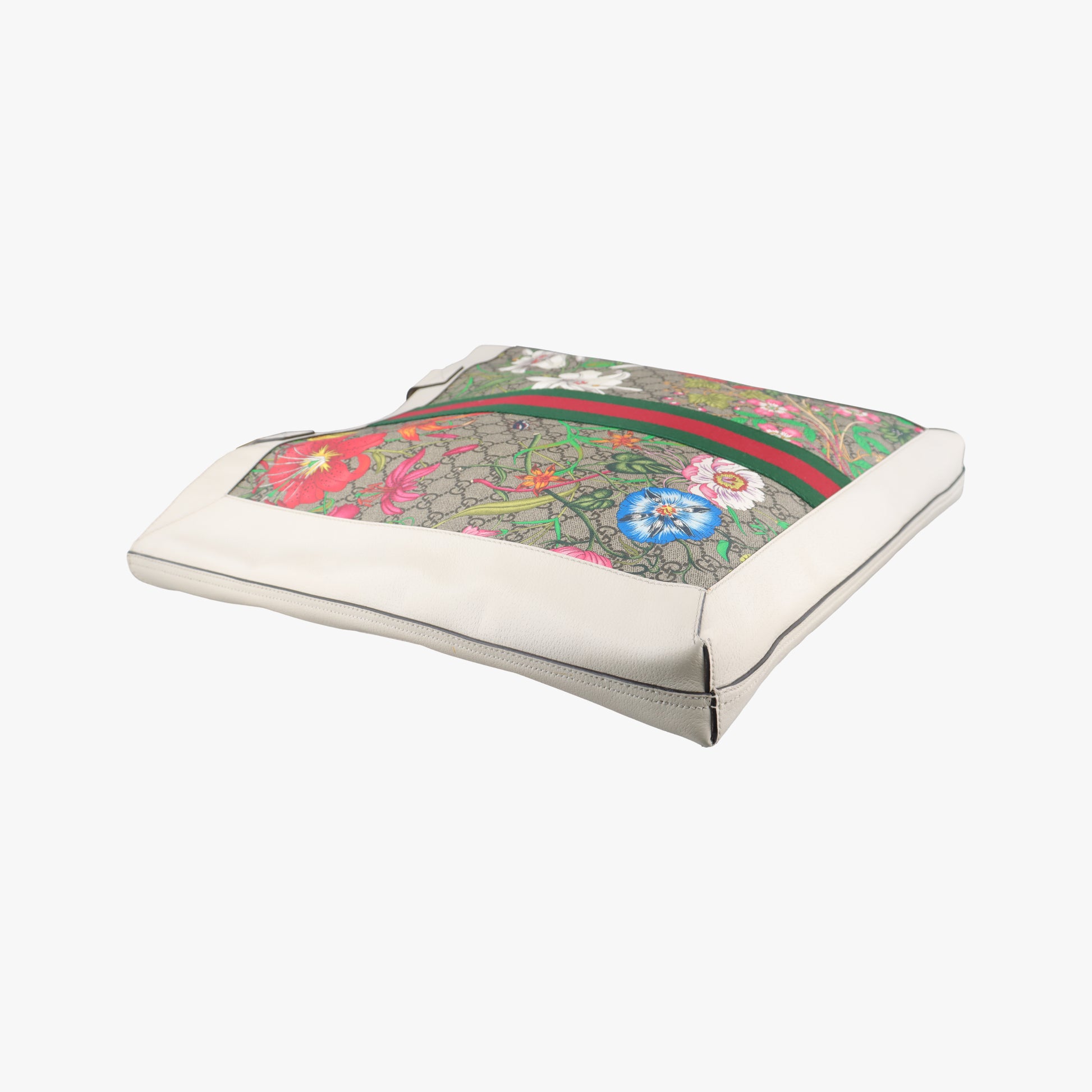 Ophidia flora Beige x Multicolour PVC coated canvas 519335 B030952323オフィディアフローラ ベージュ x マルチカラー PVCコーティングキャンバス 519335 B030952323