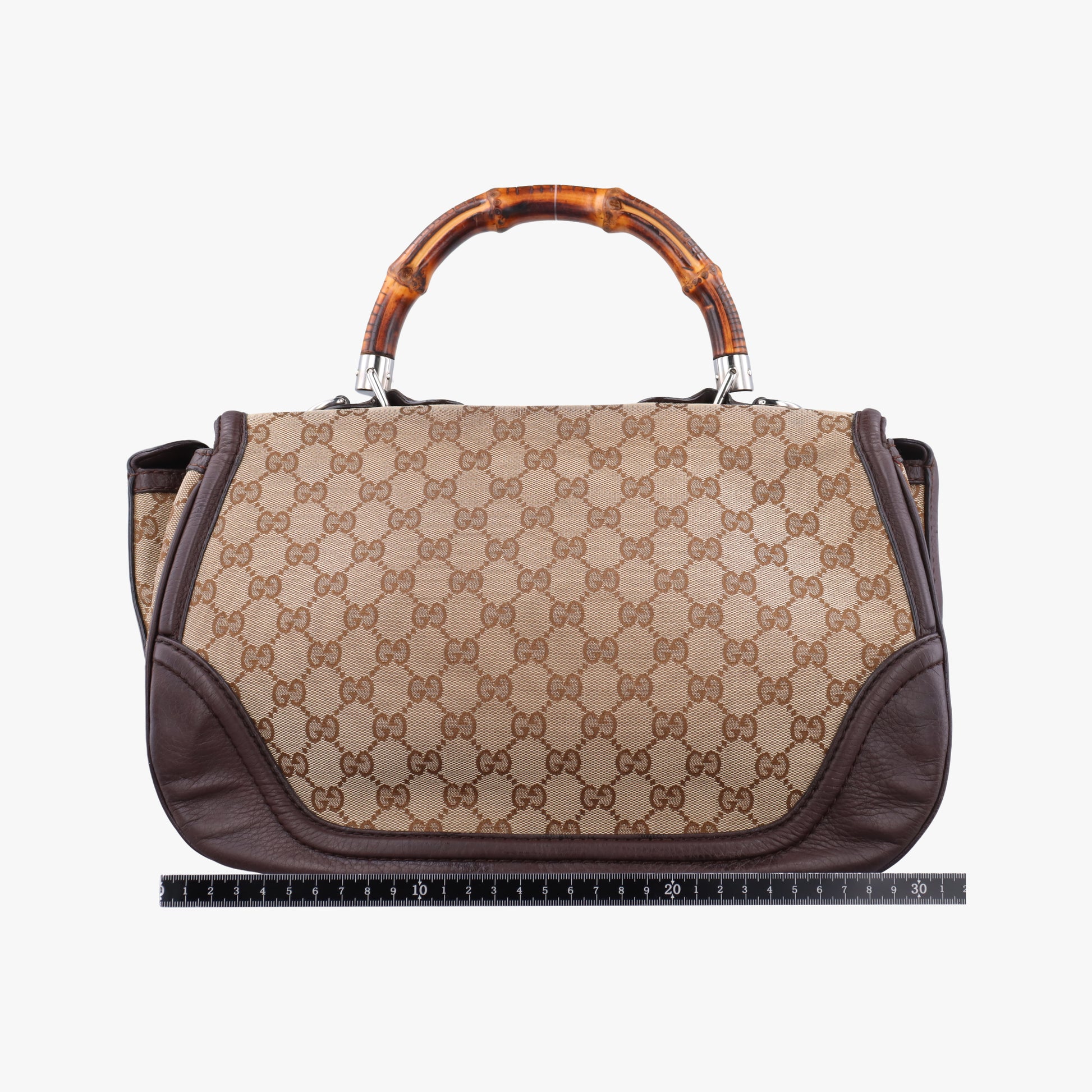 New Bamboo Beige x Brown canvas x leather 240241 E7261958バンブー ベージュ×ブラウン キャンバス×レザー 240241 E7261958