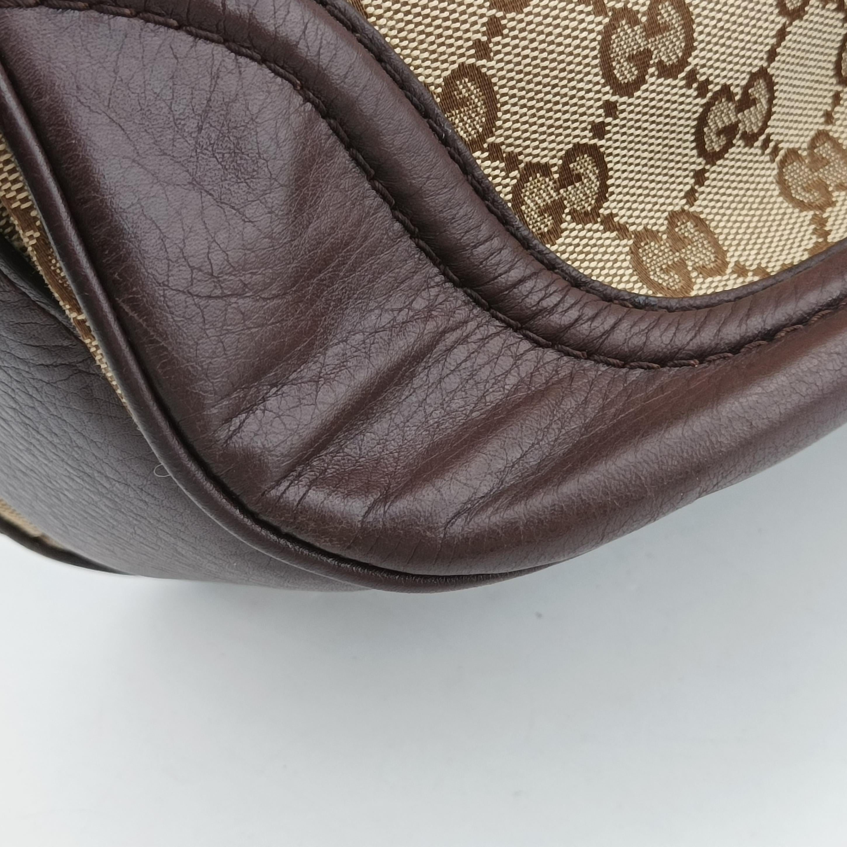 New Bamboo Beige x Brown canvas x leather 240241 E7261958バンブー ベージュ×ブラウン キャンバス×レザー 240241 E7261958