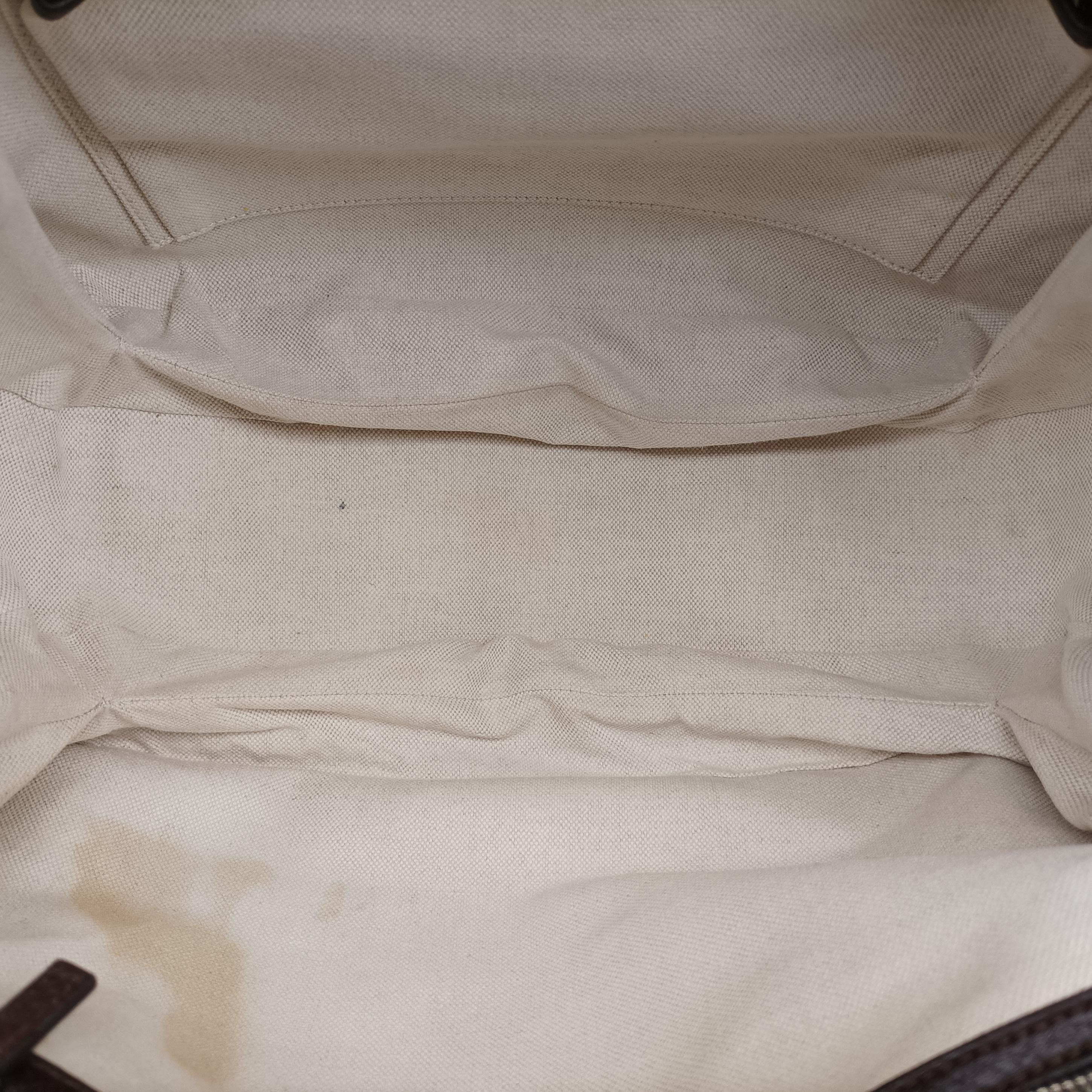 New Bamboo Beige x Brown canvas x leather 240241 E7261958バンブー ベージュ×ブラウン キャンバス×レザー 240241 E7261958