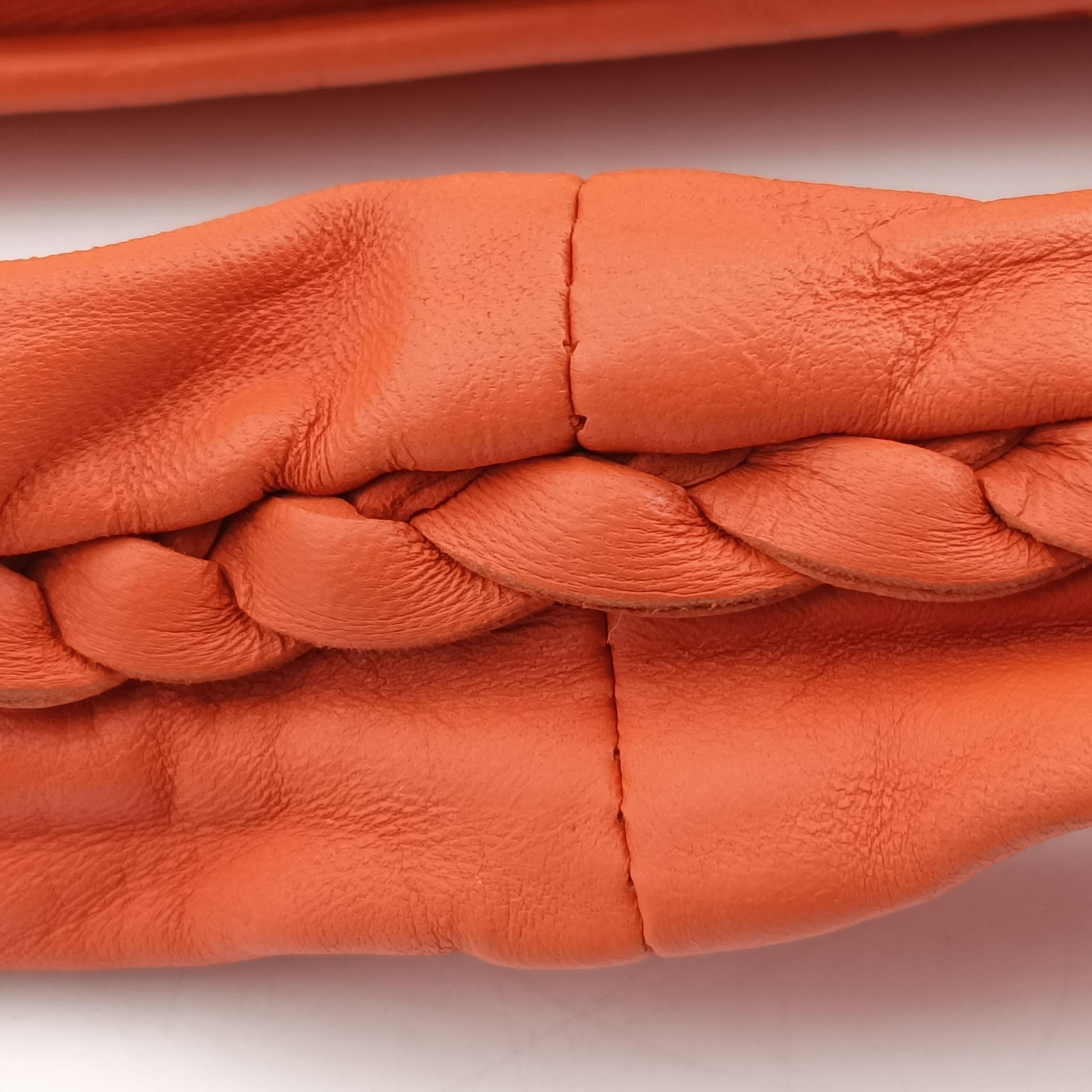 Intrecciato Orange lambskin 115653 V0016 7561 EPEV 2011 3338 Cイントレチャート オレンジ ラムスキン 115653 V0016 7561 EPEV 2011 3338 C