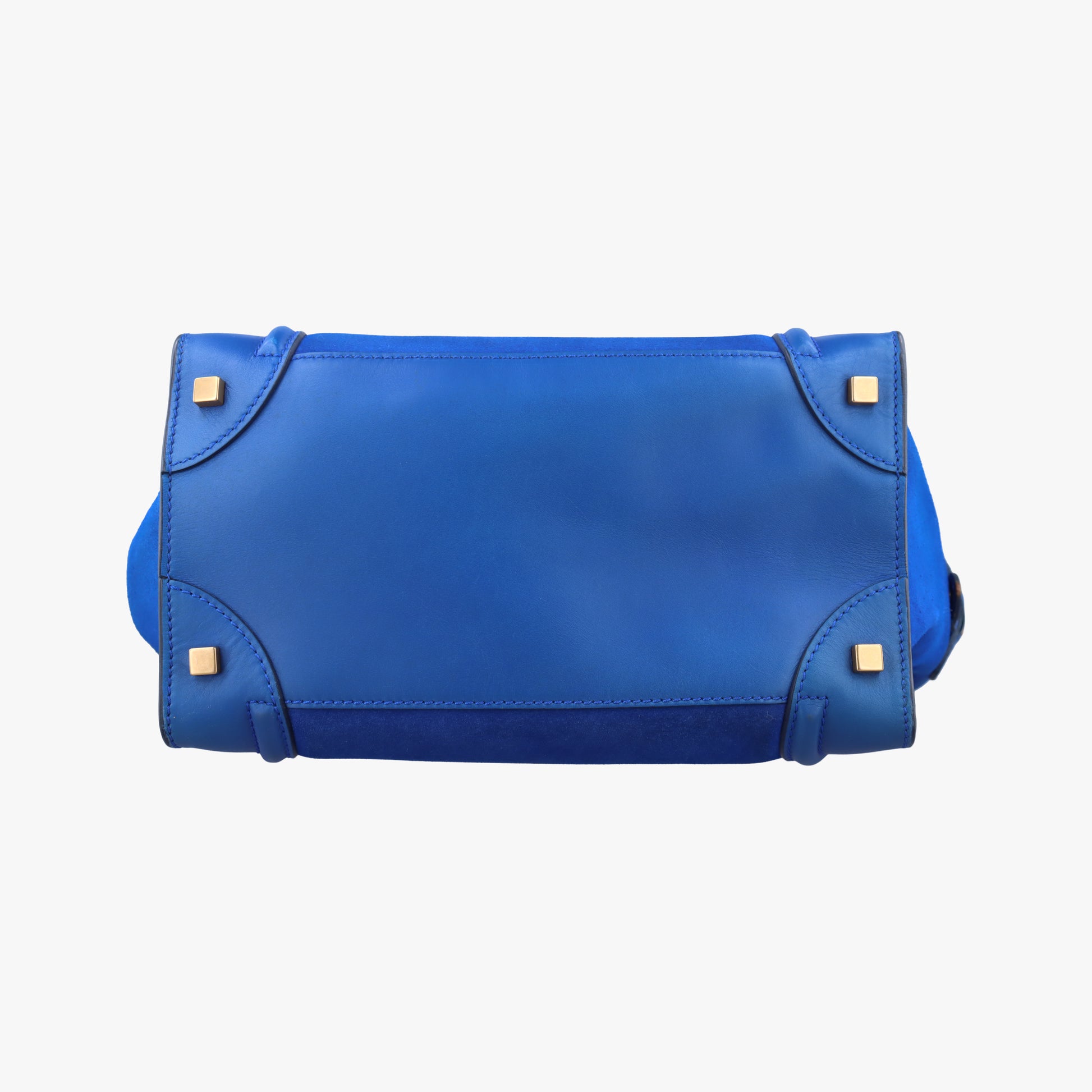 Luggage Mini Shopper Blue Leather×suede S-AT-1101 S-UP-1111ラゲージミニショッパー ブルー レザー×スエード S-AT-1101 S-UP-1111