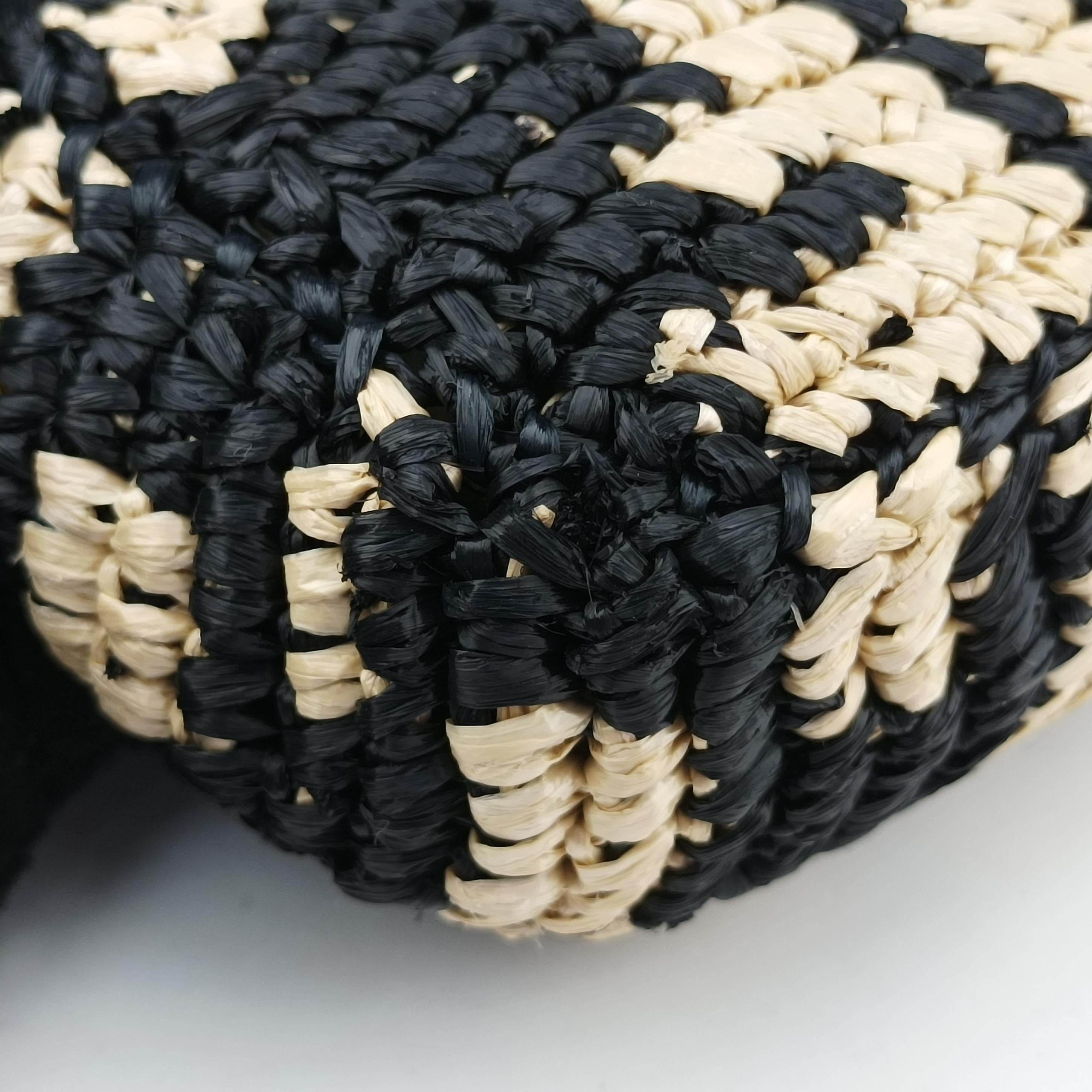 BAGUETTE Multicolour straw 8BR600 8BR600-A6CU-198-10429マンマバケット マルチカラー ストロー 8BR600 8BR600-A6CU-198-10429