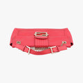 Baguette Chain Flap Red Leather 8BT139 8BT139-A09 128-2566マンマバケット レッド レザー 8BT139 8BT139-A09 128-2566