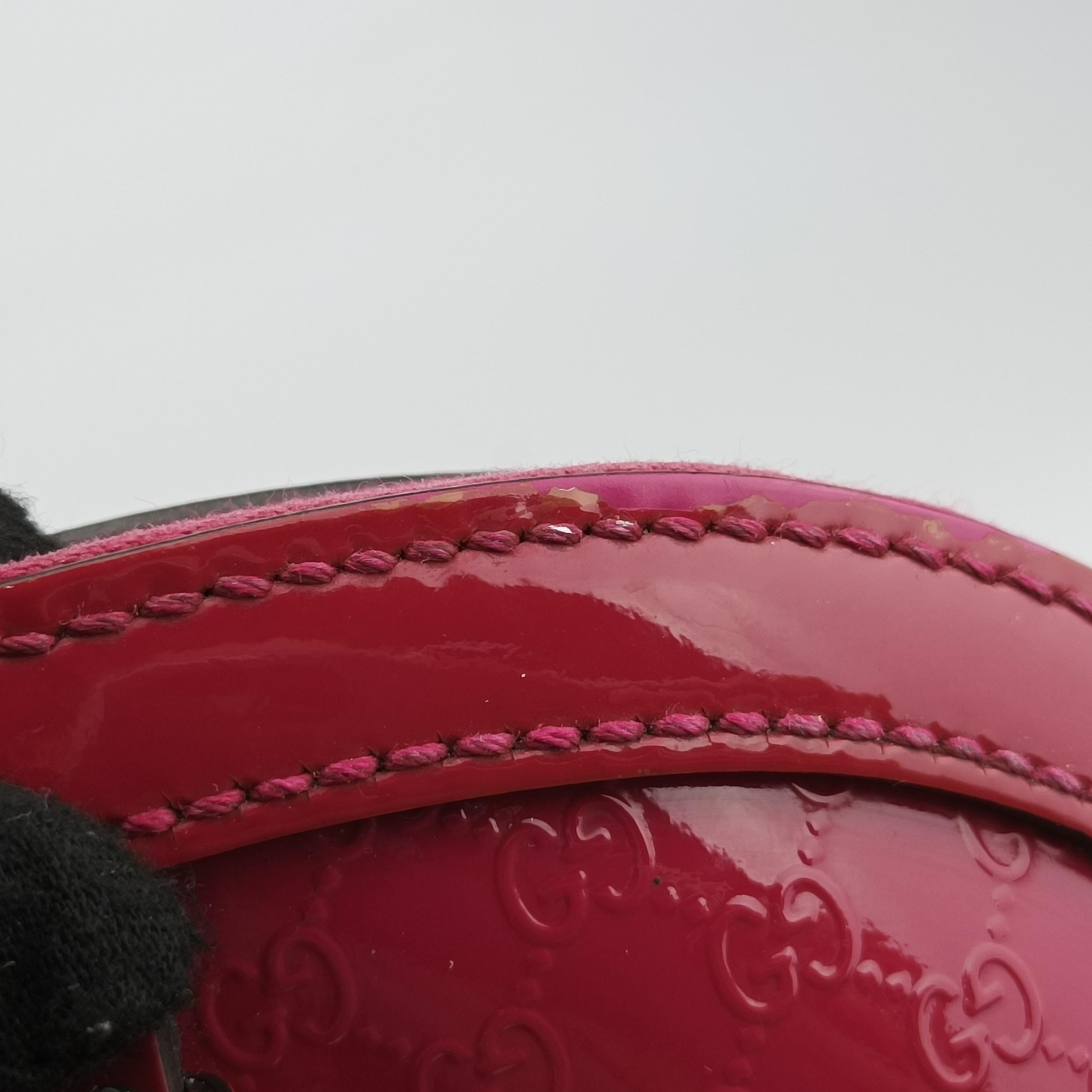 Microguccissima Red Patent 309617 H015239993マイクログッチシマ レッド パテント 309617 H015239993