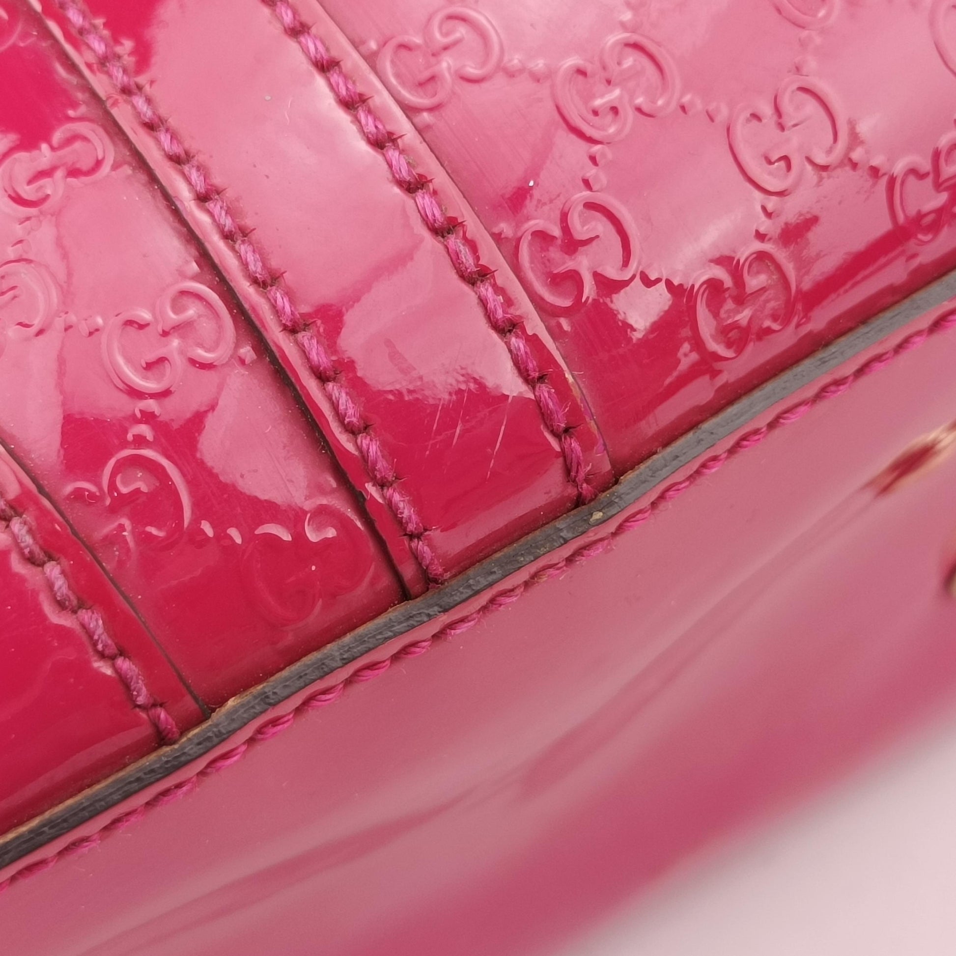 Microguccissima Red Patent 309617 H015239993マイクログッチシマ レッド パテント 309617 H015239993