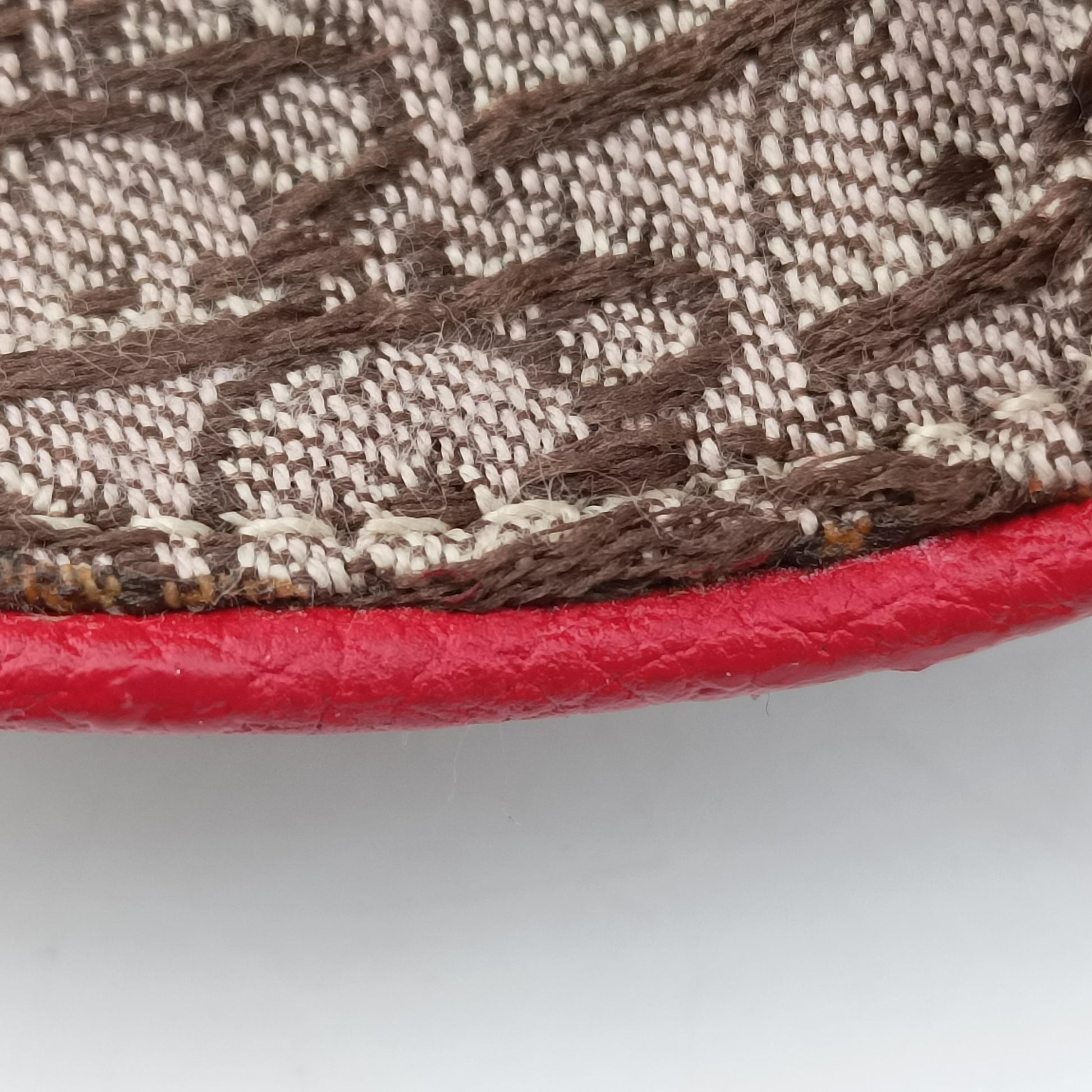 saddle beigex Red x Multicolor Jacquard x Leather 96BM-10サドルバッグ ベージュ×レッド×マルチカラー ジャガード×レザー 96BM-10