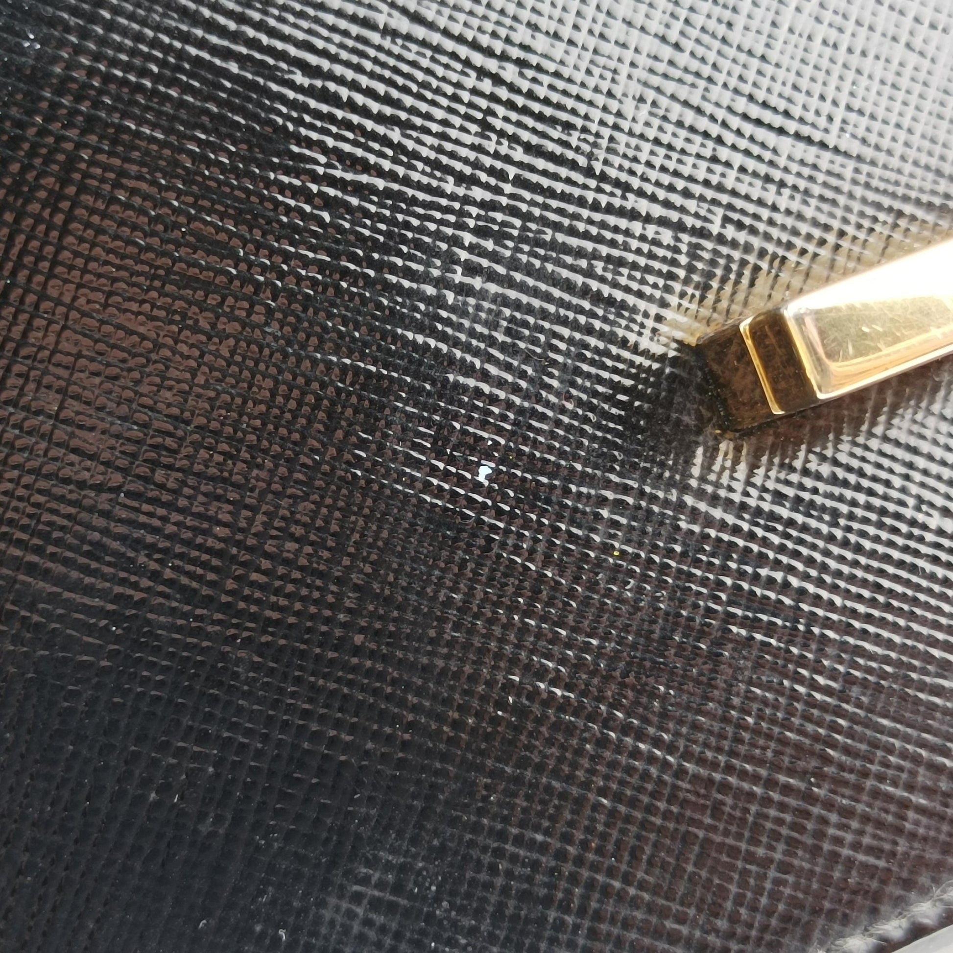 Mini Chain Black Leather 180 1ミニチェーン ブラック レザー 180 1