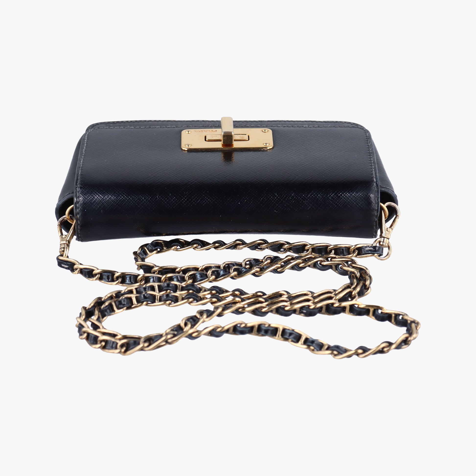 Mini Chain Black Leather 180 1ミニチェーン ブラック レザー 180 1