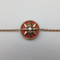 Rose des Vents medallion　 Red×golden AU750 123043ローズデヴァン メダリオン レッド×ゴールド AU750 123043