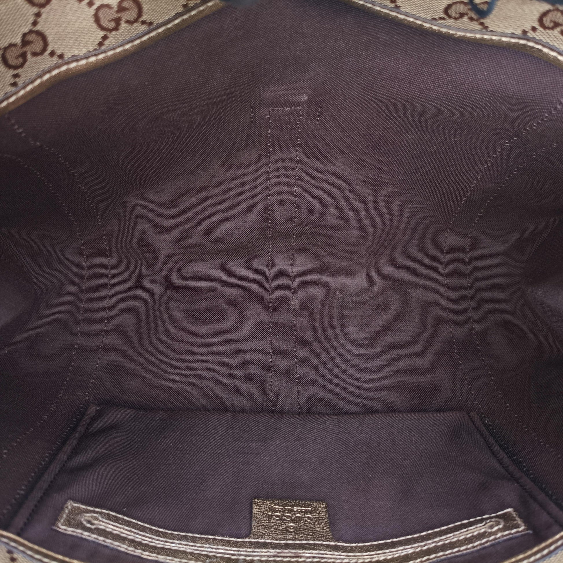 New Jackie Brown×golden PVC coated canvas×Leather 203494 G3057378ニュージャッキー ブラウン×ゴールド PVCコーティングキャンバス×レザー 203494 G3057378