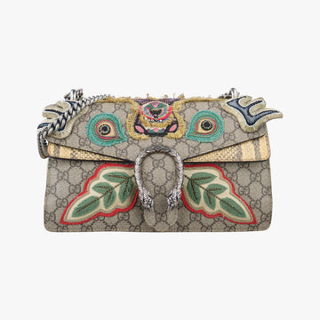 Dionysus Brown×Multicolor PVC coated canvas 400249 A020563373ディオニュソス ブラウン×マルチカラー PVCコーティングキャンバス 400249 A020563373