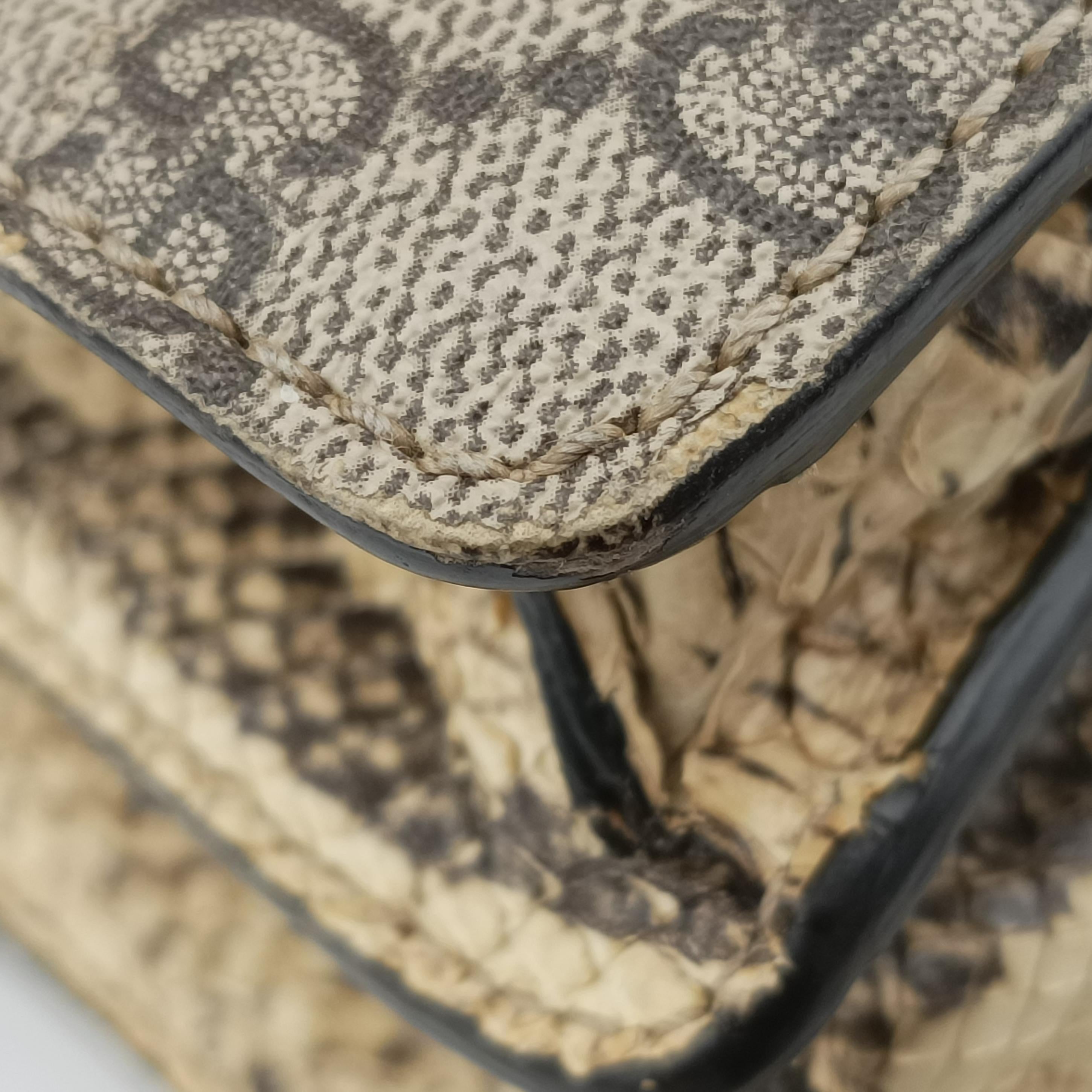 Dionysus Brown×Multicolor PVC coated canvas 400249 A020563373ディオニュソス ブラウン×マルチカラー PVCコーティングキャンバス 400249 A020563373