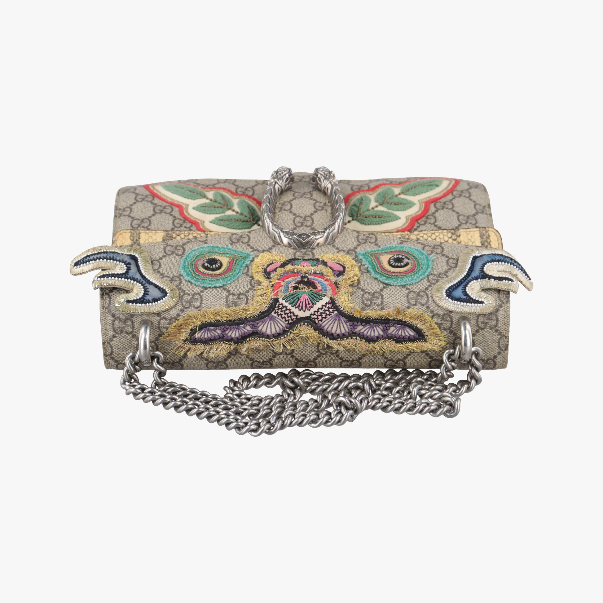 Dionysus Brown×Multicolor PVC coated canvas 400249 A020563373ディオニュソス ブラウン×マルチカラー PVCコーティングキャンバス 400249 A020563373