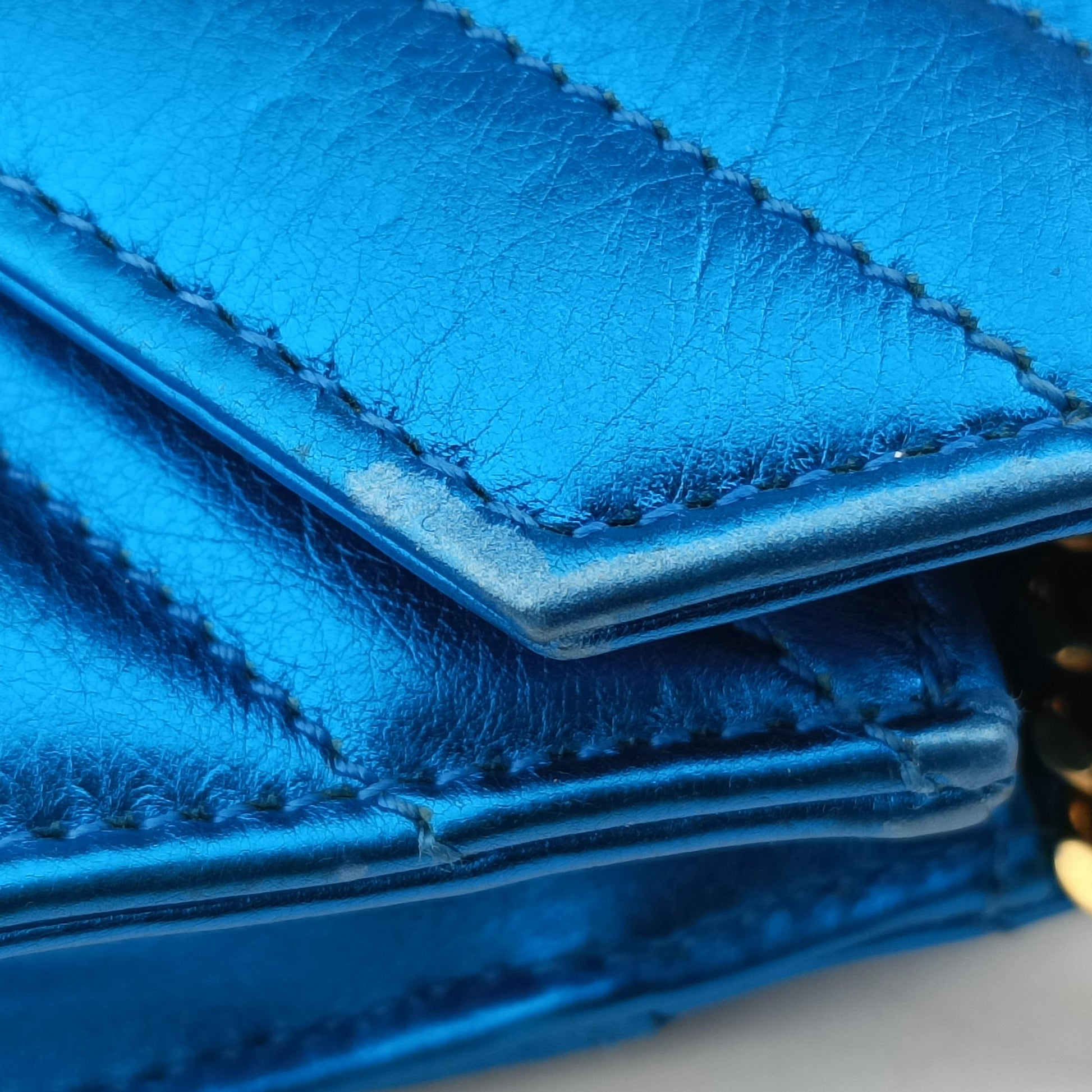 MONOGRAM Blue Leather 381668 ALR381668.0115モノグラム ブルー レザー 381668 ALR381668.0115