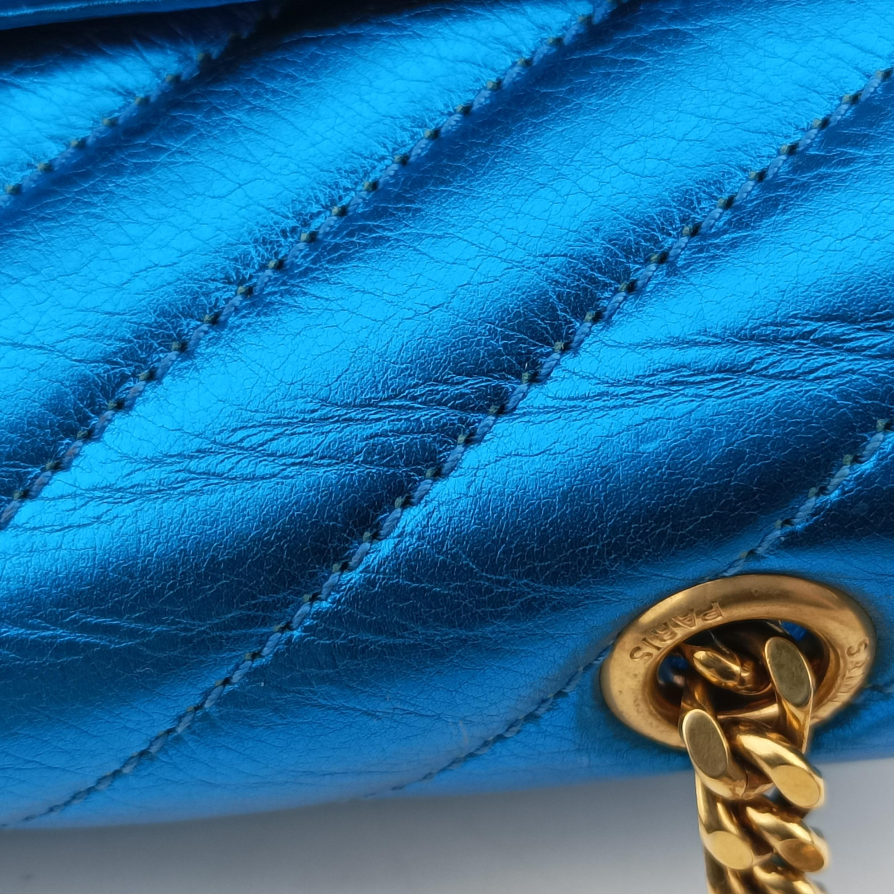 MONOGRAM Blue Leather 381668 ALR381668.0115モノグラム ブルー レザー 381668 ALR381668.0115