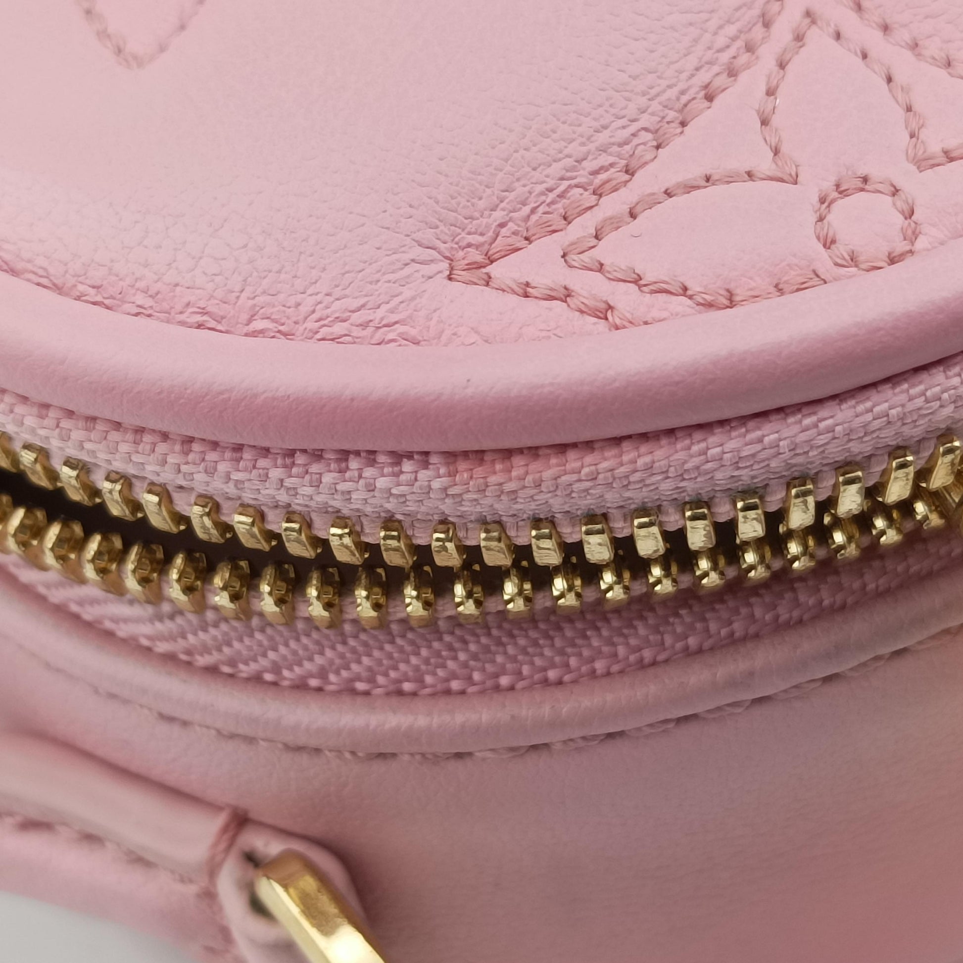 Pop My Heart Pouch pink Leather M82526 IC Chipポップマイハートポーチ ピンク レザー M82526 ICチップ