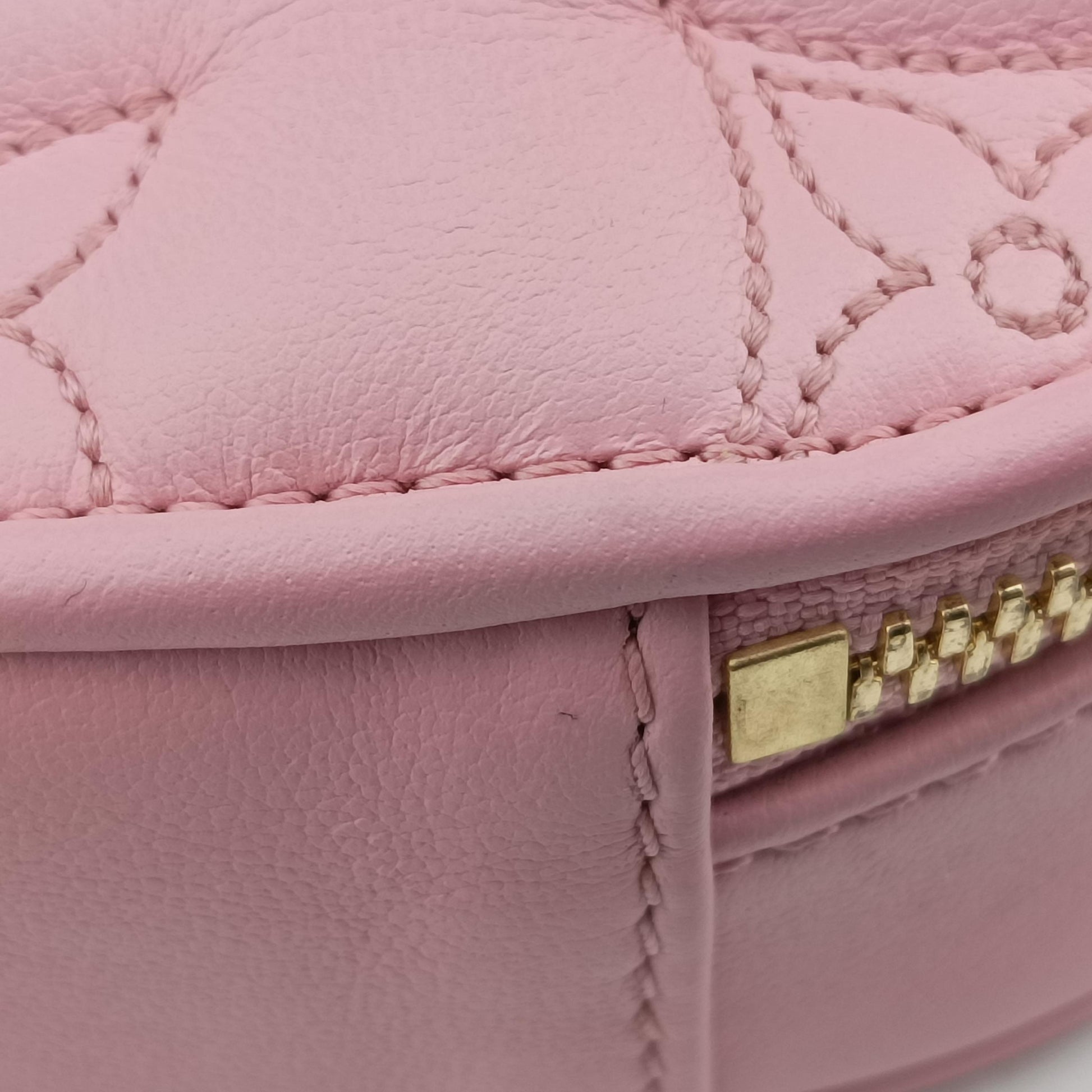 Pop My Heart Pouch pink Leather M82526 IC Chipポップマイハートポーチ ピンク レザー M82526 ICチップ