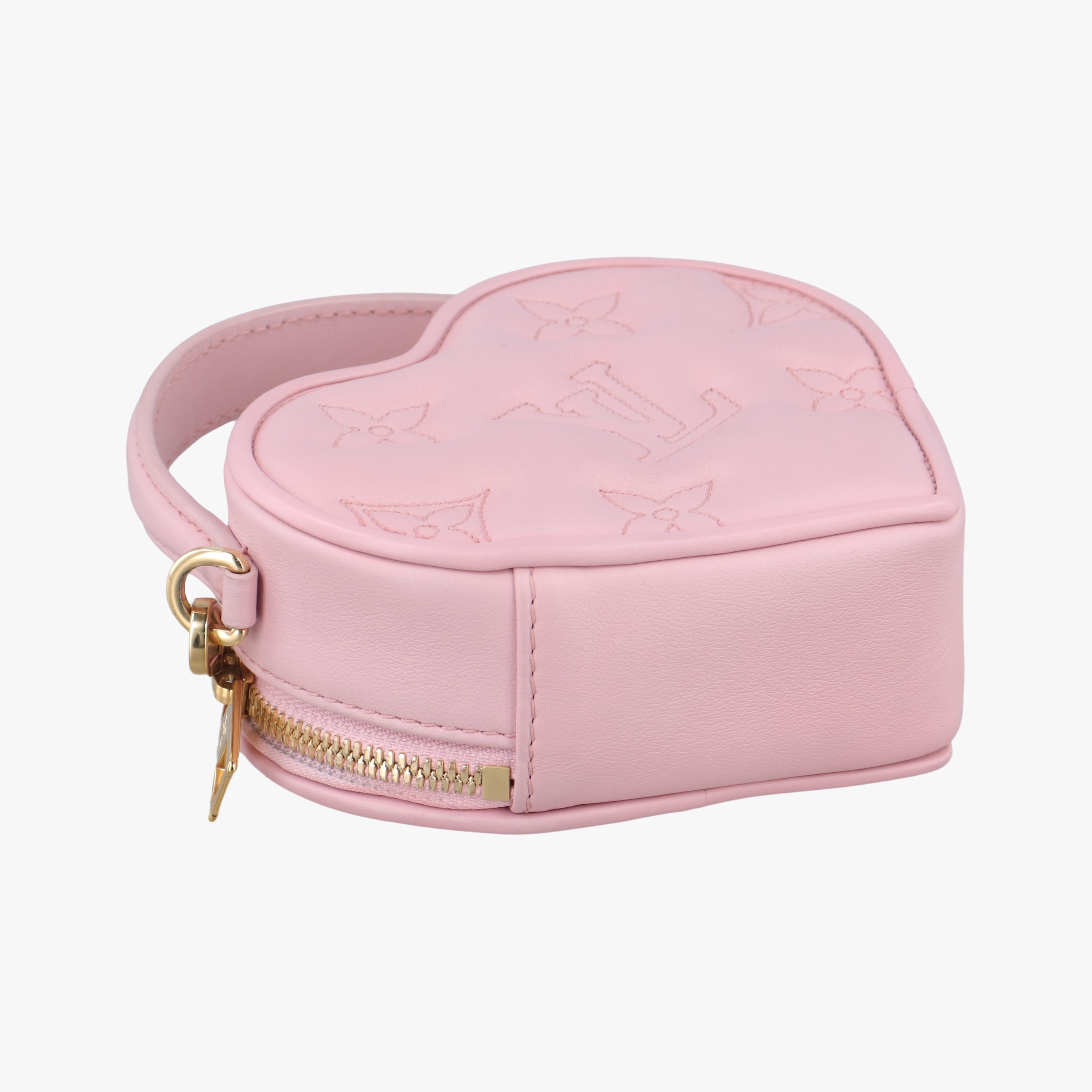 Pop My Heart Pouch pink Leather M82526 IC Chipポップマイハートポーチ ピンク レザー M82526 ICチップ