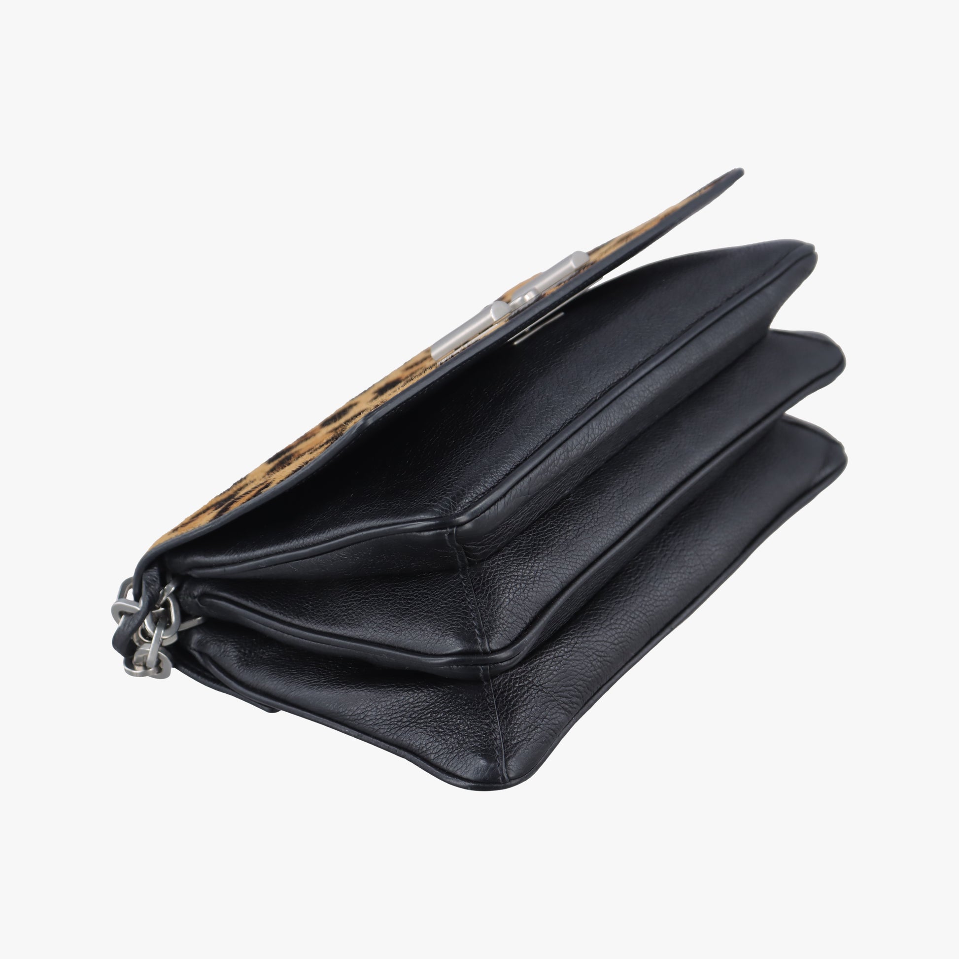 Leopard print Multicolour ponyhair×leather 1BD009 117 Vレオパード柄 マルチカラー ハラコ×レザー 1BD009 117 V