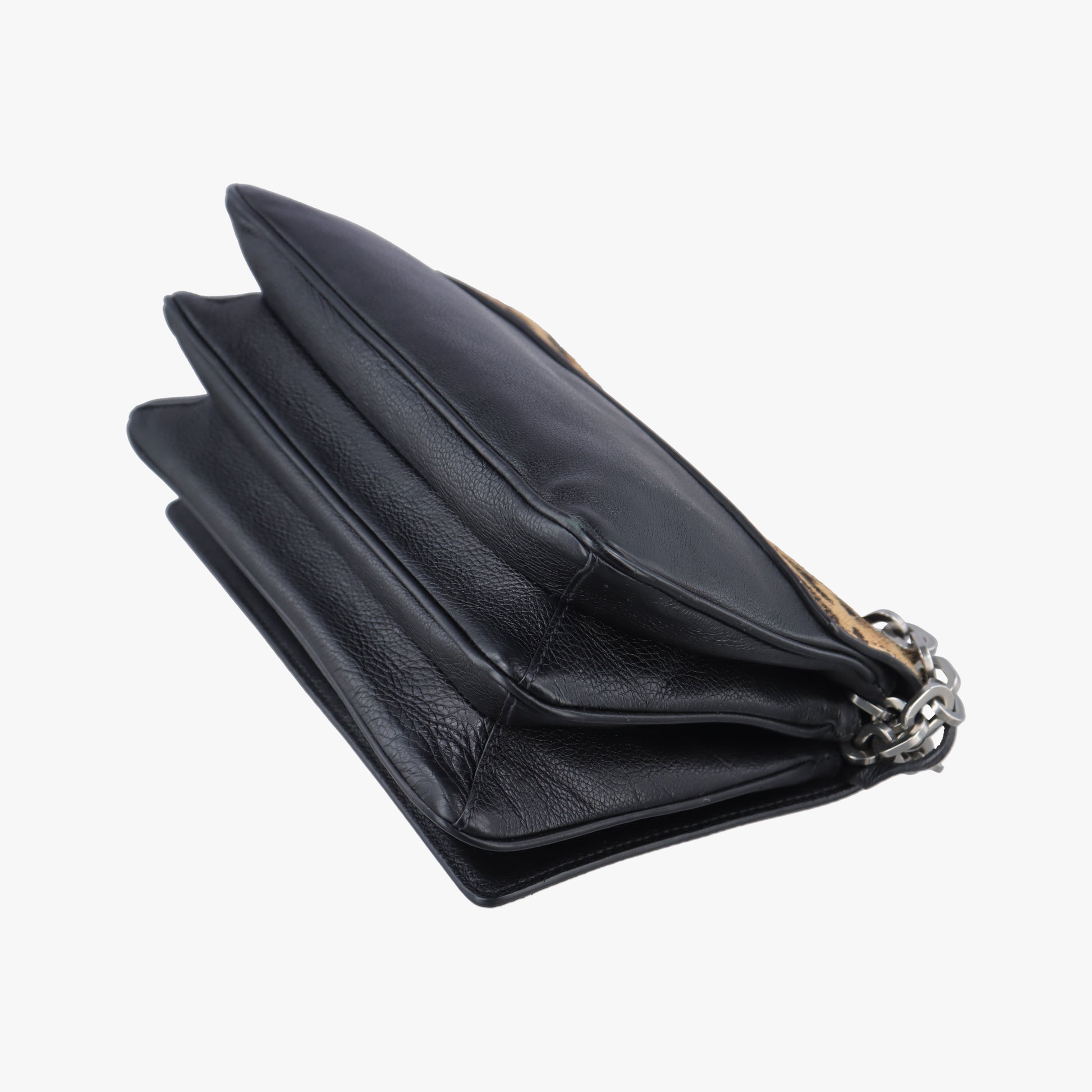 Leopard print Multicolour ponyhair×leather 1BD009 117 Vレオパード柄 マルチカラー ハラコ×レザー 1BD009 117 V